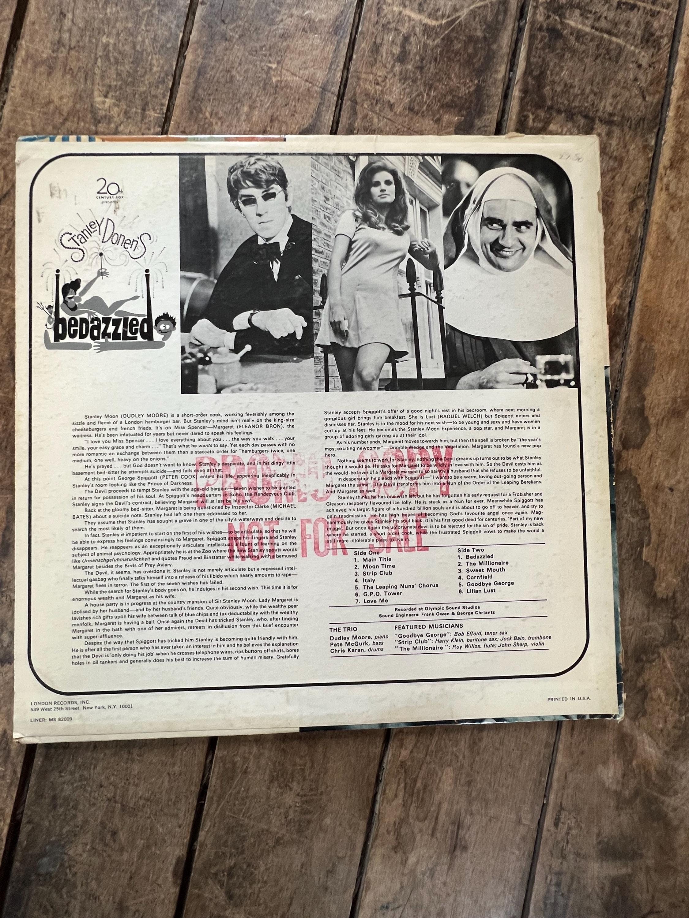 Bedazzled LP: Dudley Moore & Raquel Welch, 1968 London Records Promo
