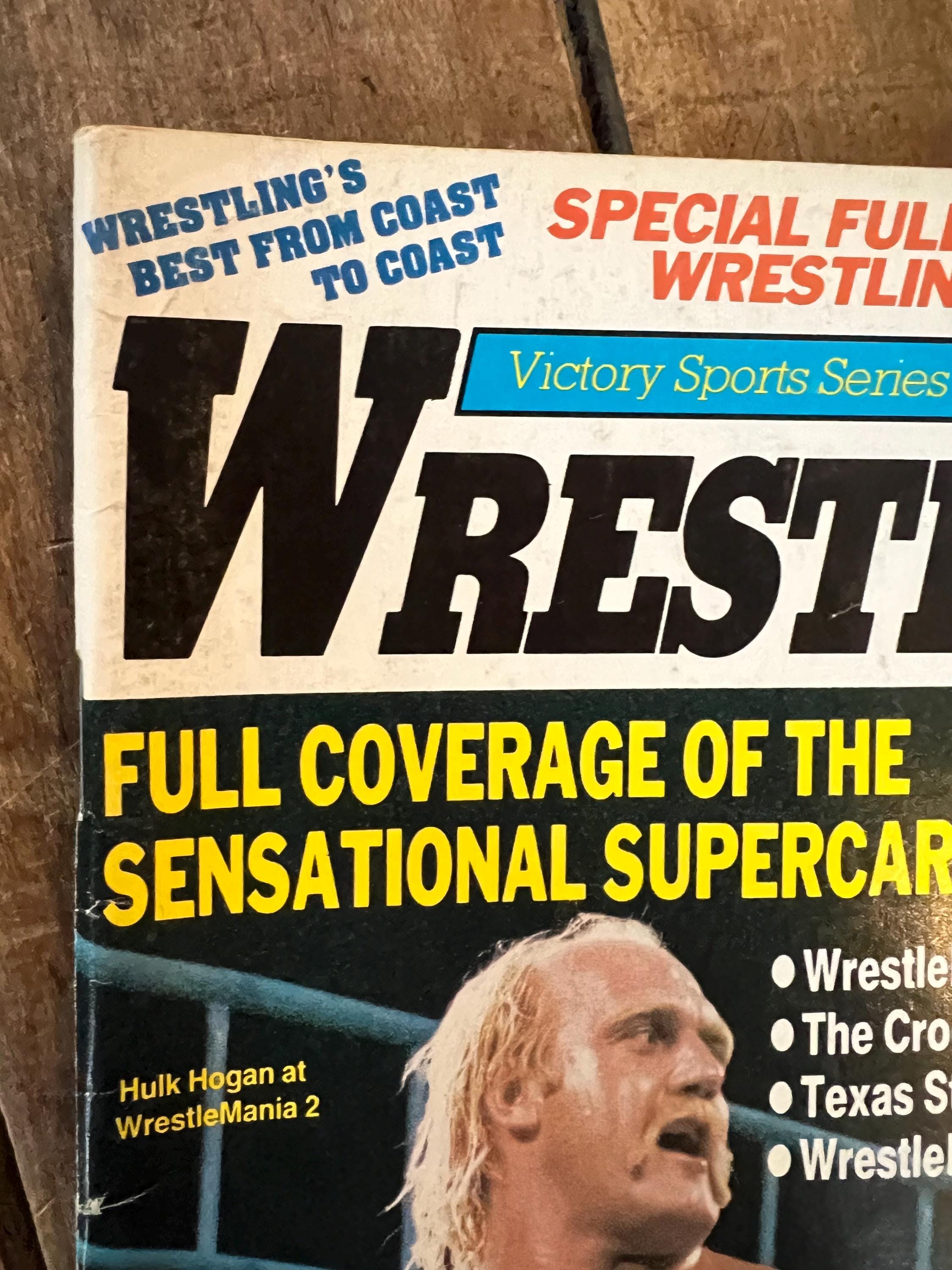 Wrestling USA Magazine - 1986 Winter Issue - Hulk Hogan & Jimmy Superfly Snuka Cover