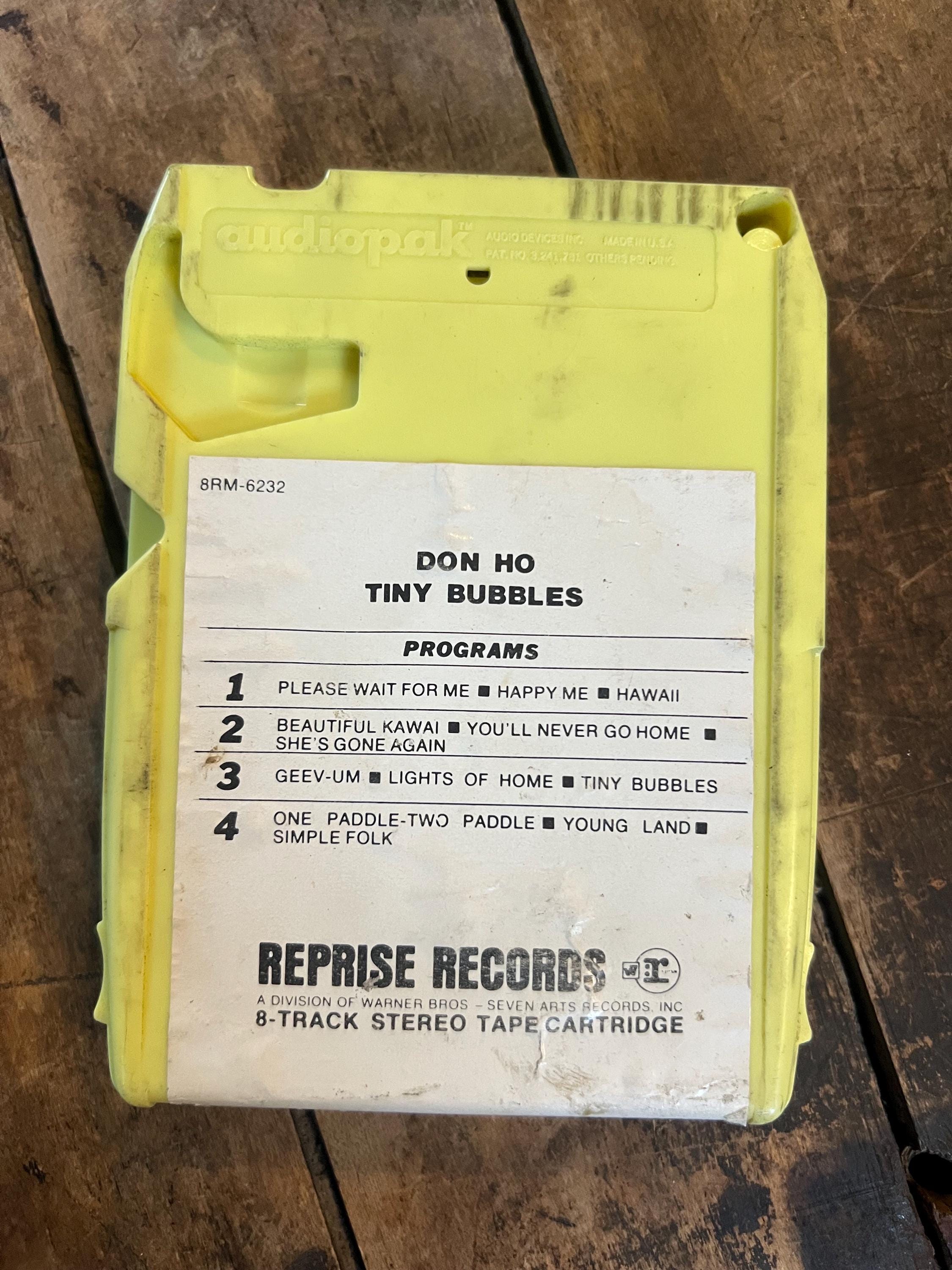 1966 DON HO “Tiny Bubbles” - Reprise Records 8-Track Tape