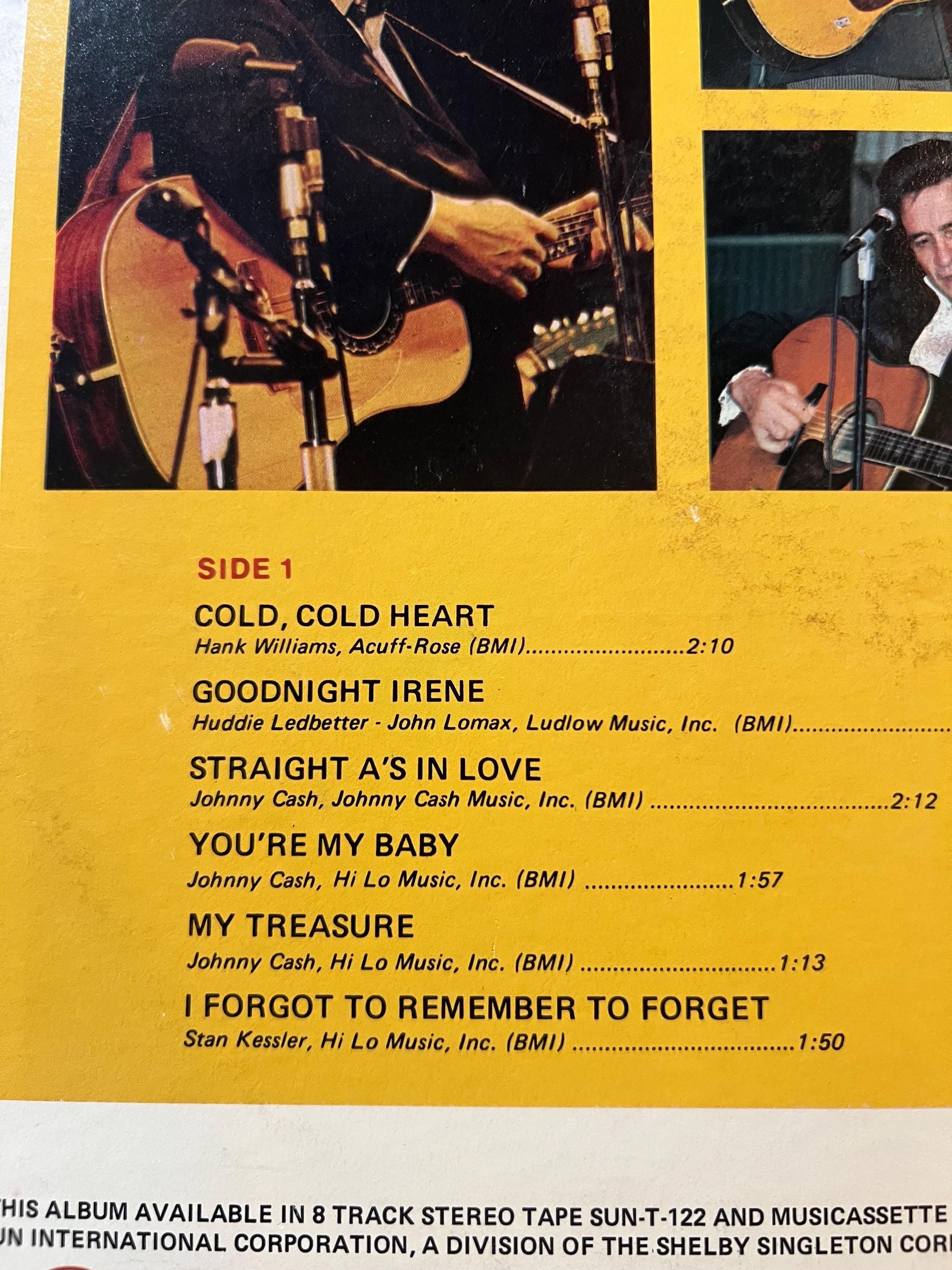 Johnny Cash - The Rough Cut King - 1970 Vinyl LP - Sun Records