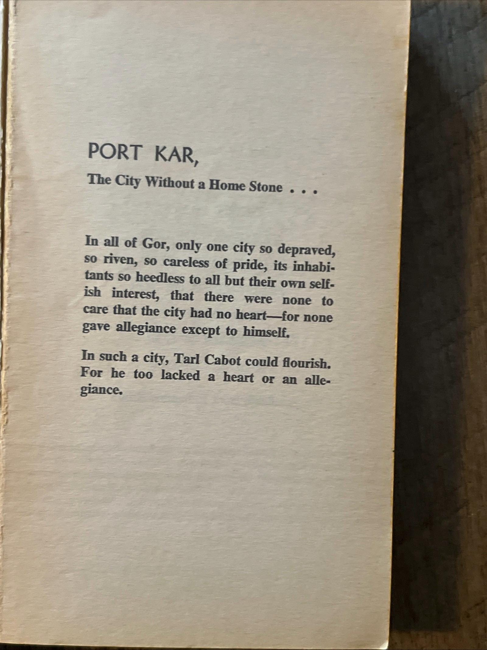 Raiders Of GOR By John Norman - 1971 Paperback Original First Printing Edition