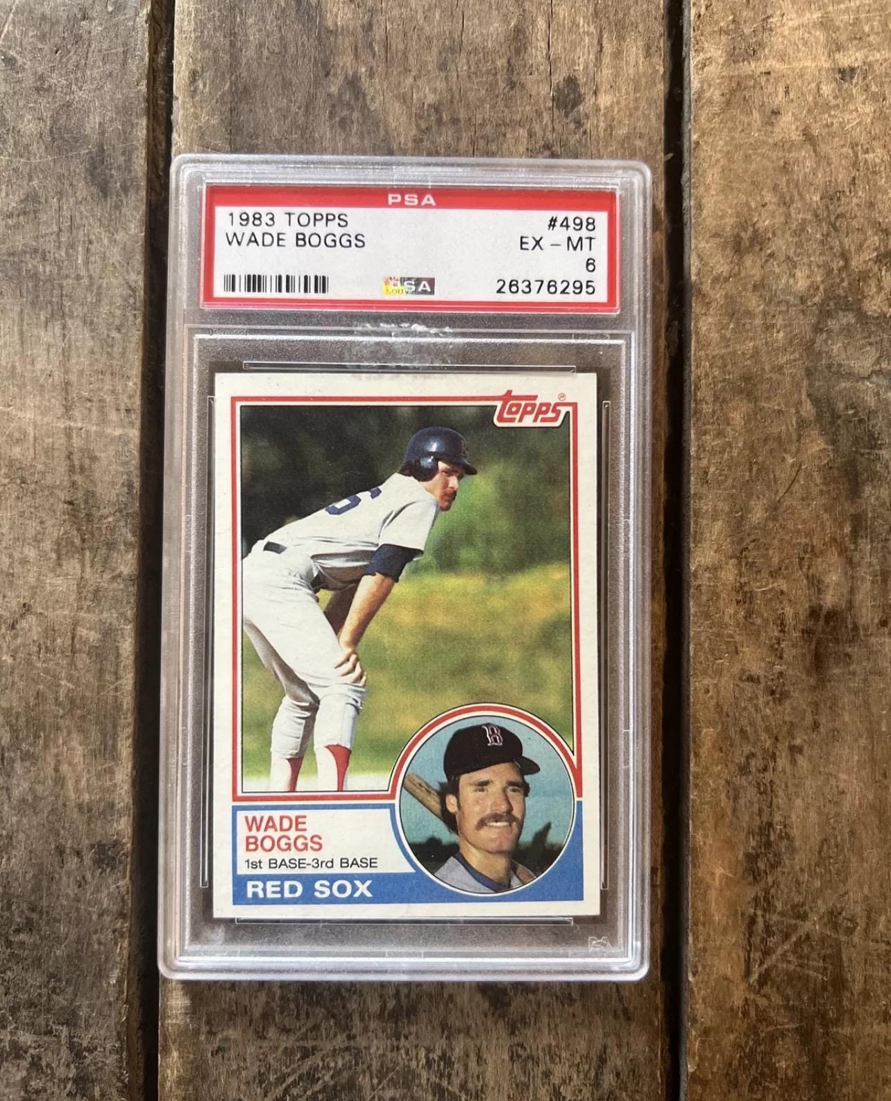 1983 Topps Wade Boggs Rookie Card - PSA 6 - Boston Red Sox