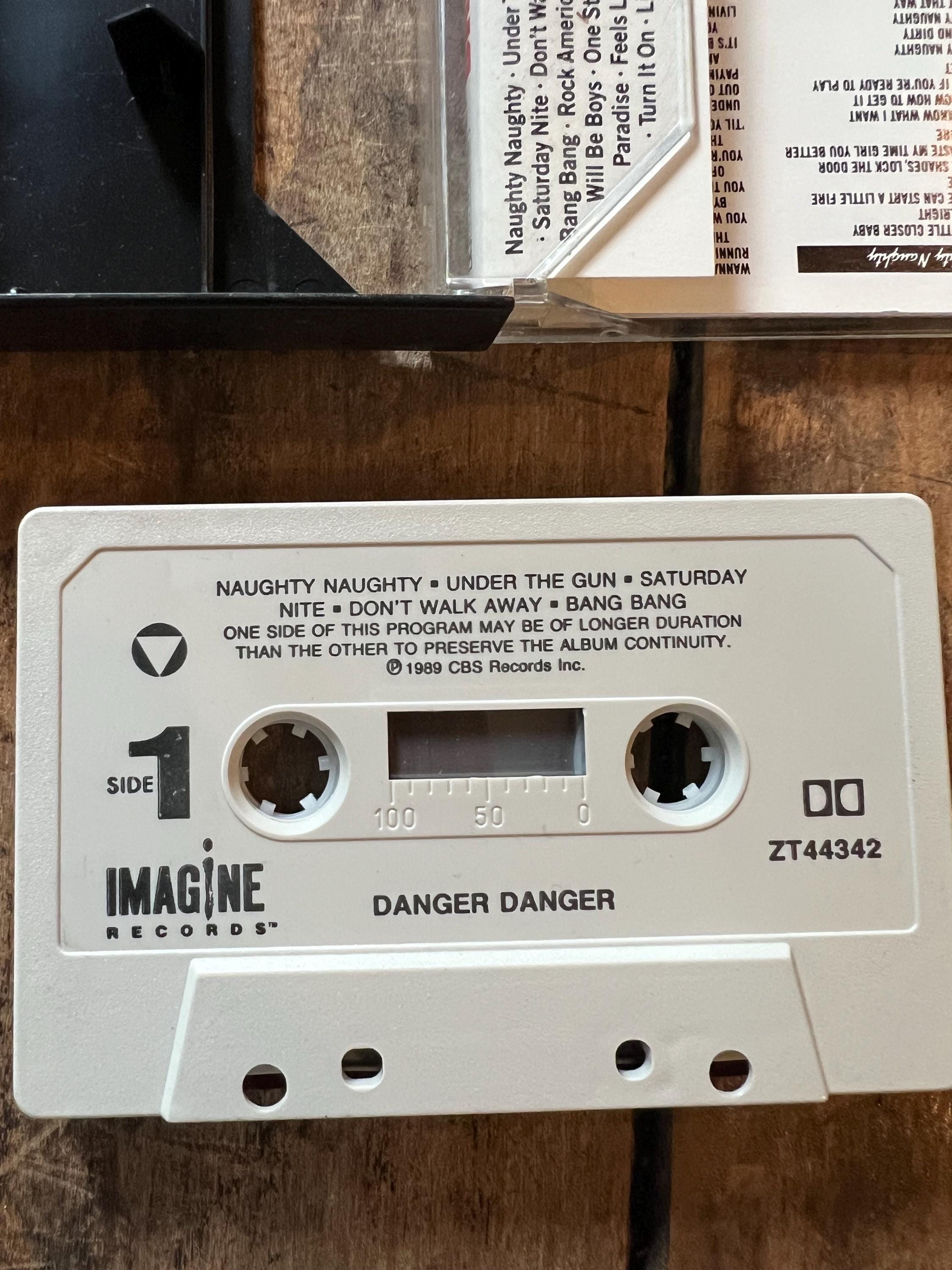 1989 DANGER DANGER Cassette Tape - Imagine Records - Glam Hard Rock
