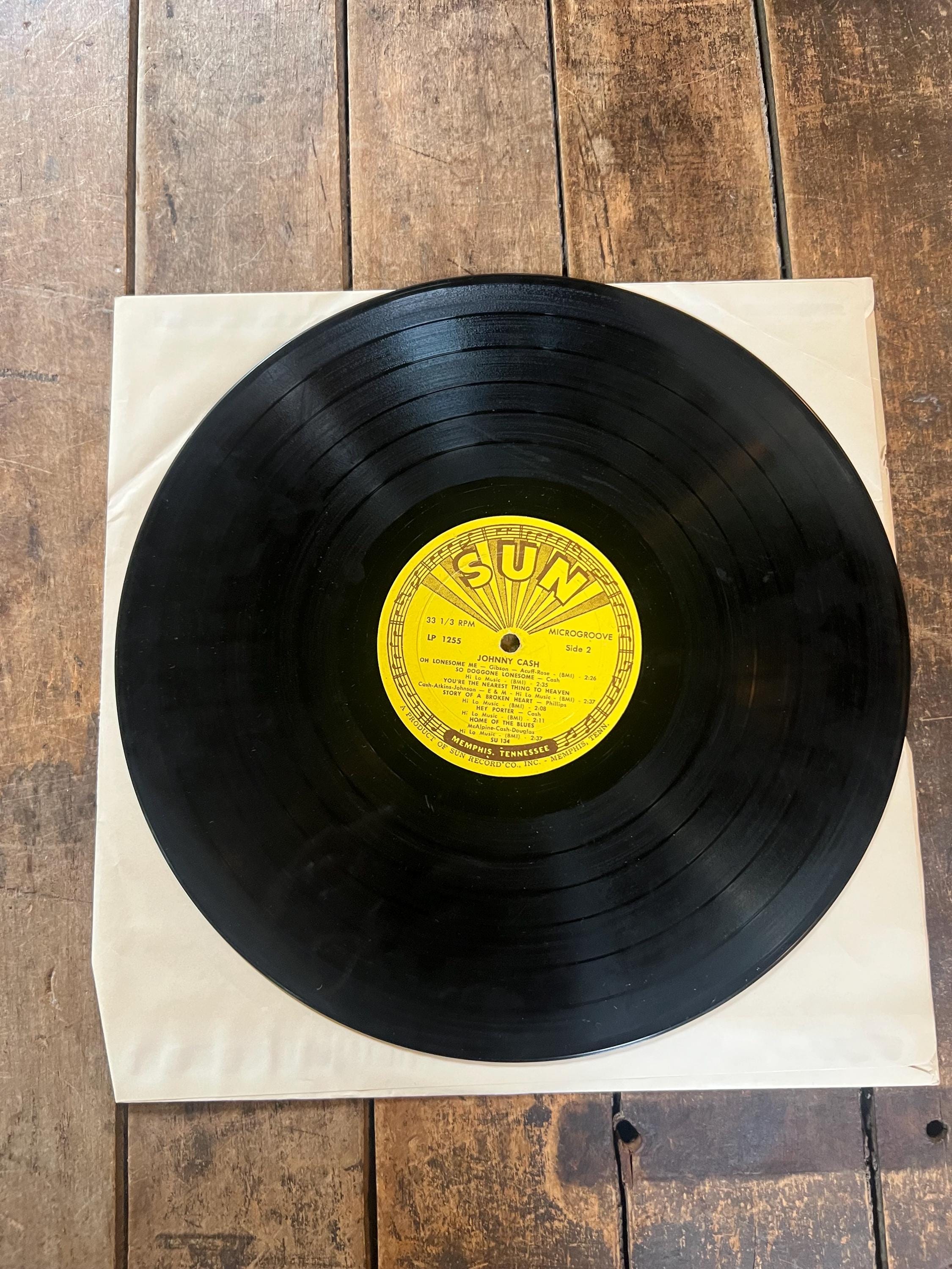 Johnny Cash “Now Here’s Johnny Cash” - Retro Vinyl  - 1961 Original LP Record - Sun Records - Country