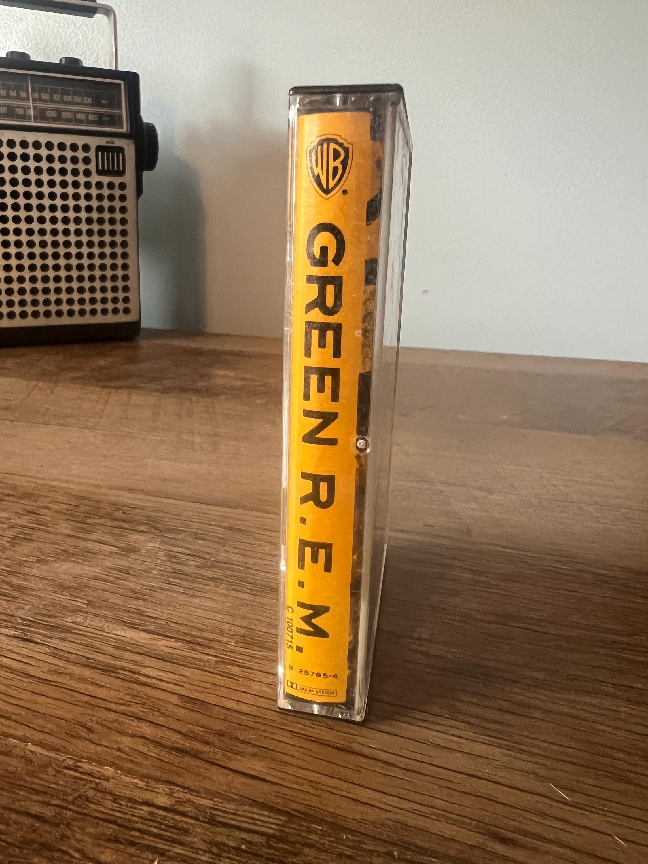 Vintage 1988 R.E.M. Green Cassette Tape - Warner Bros Records