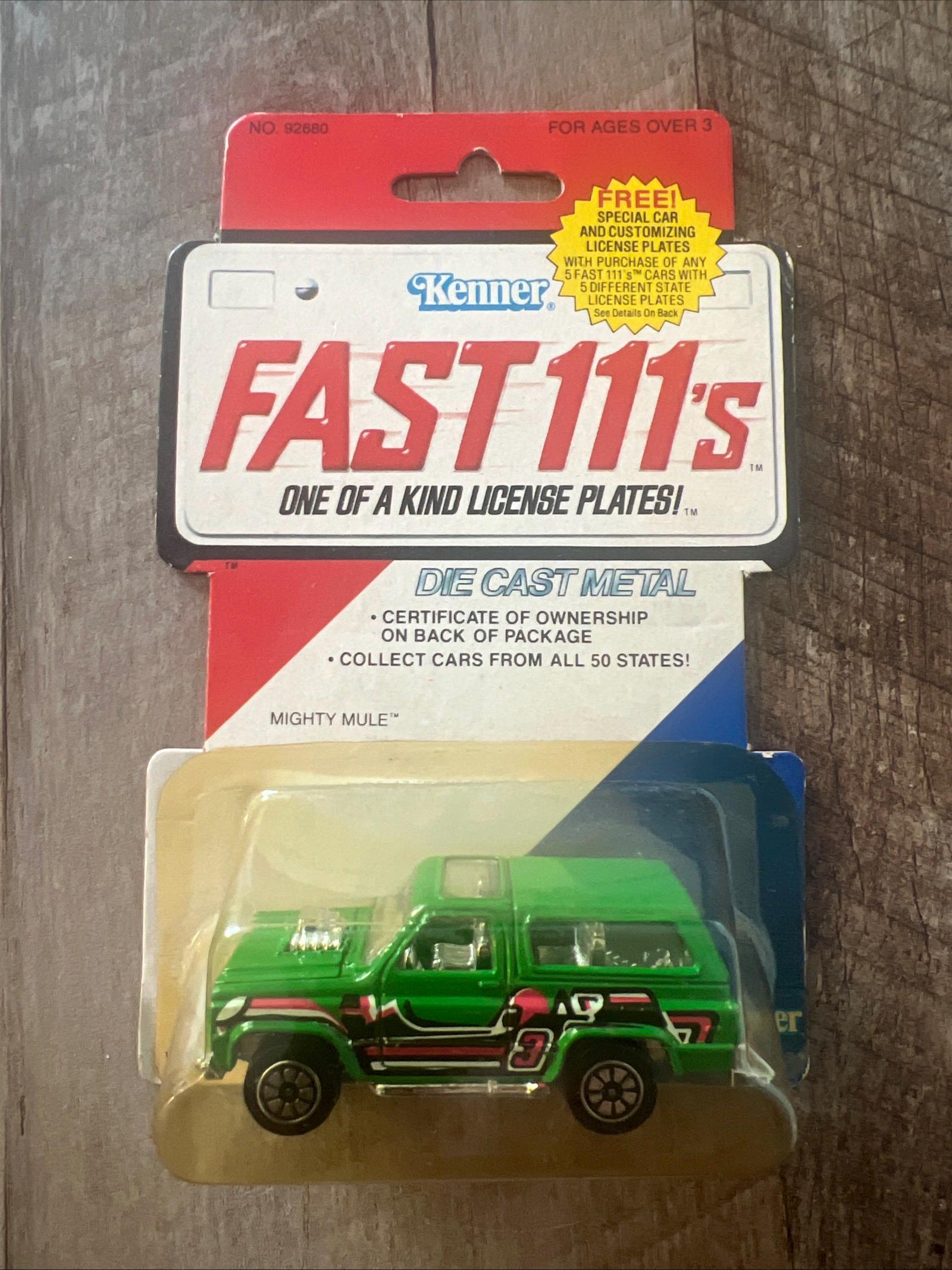 1981 Kenner FAST 111's Mighty Mule Die Cast SUV - Sealed on Card