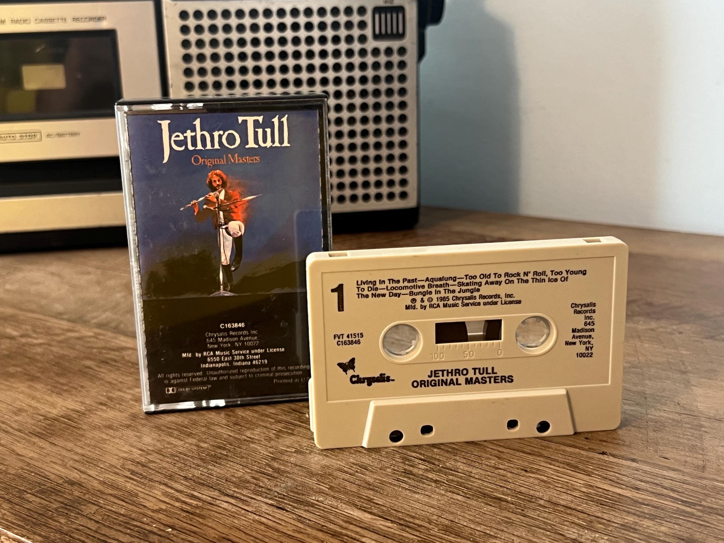 Vintage 1985 Jethro Tull "Original Masters" Cassette Tape