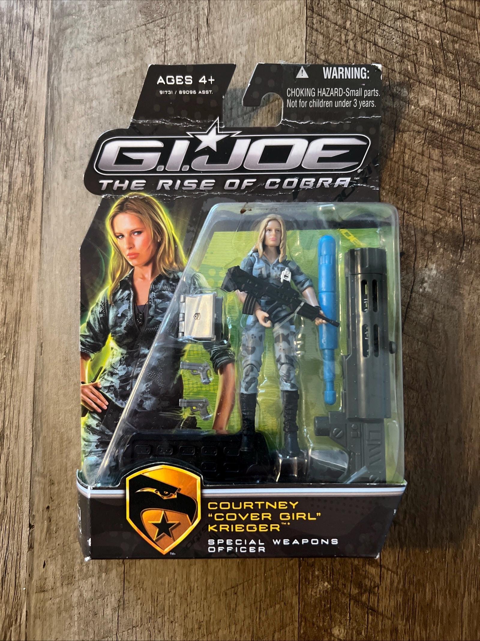 GI JOE Rise Of Cobra Courtney Krieger Action Figure - Hasbro MOC