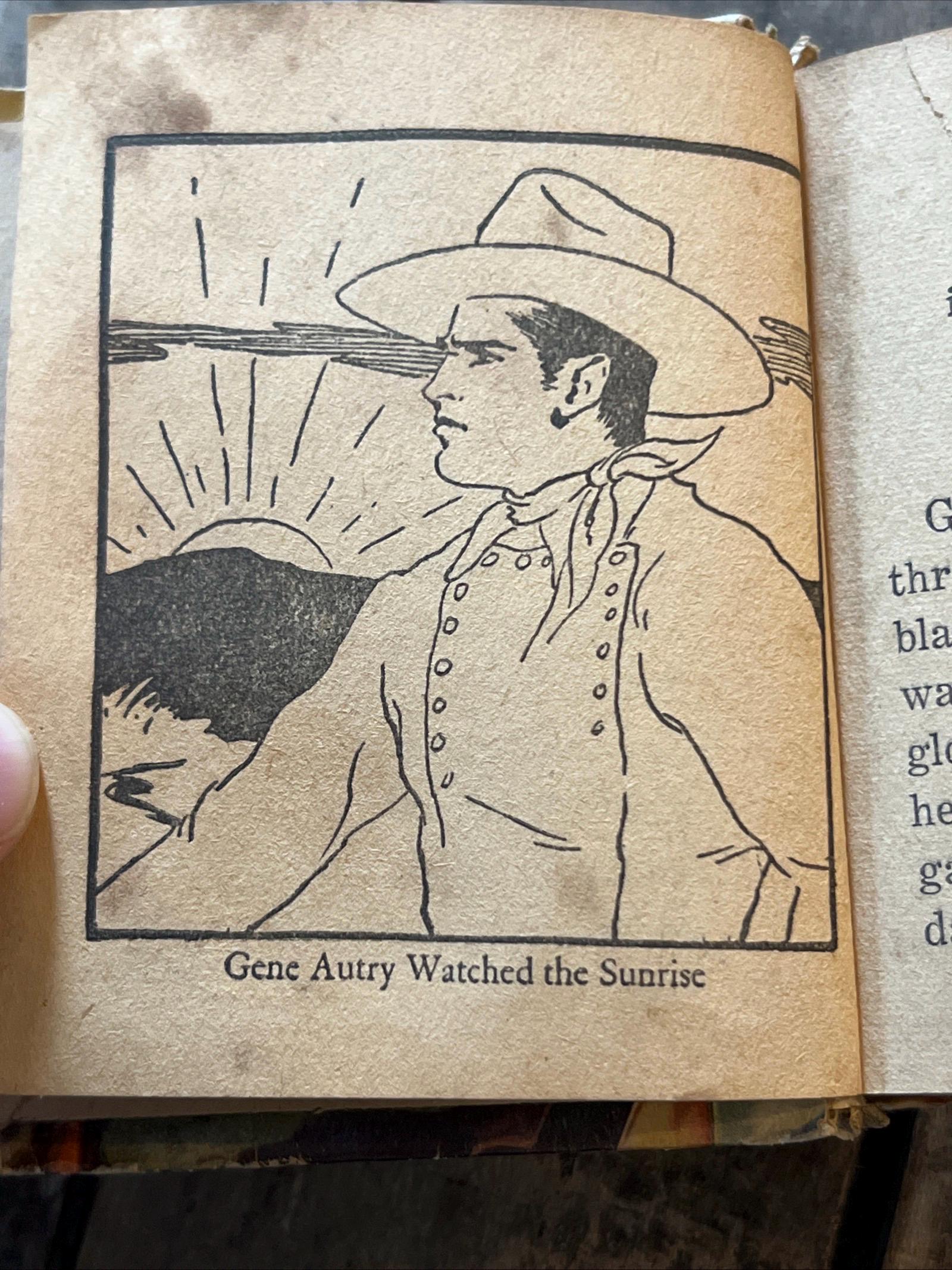 Vintage 1939 Gene Autry "Law Of The Range" Hardcover Book