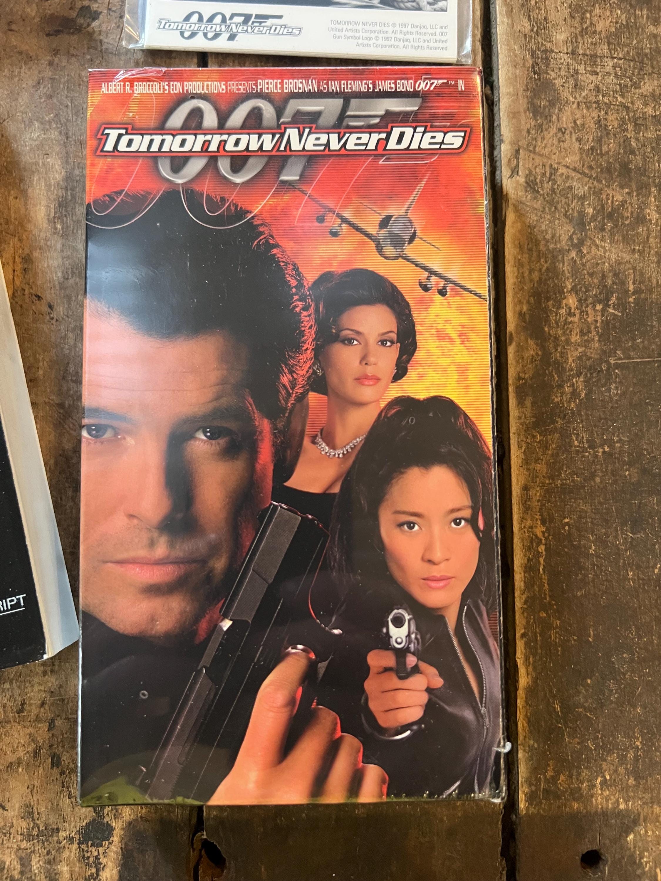 James Bond Tomorrow Never Dies ( VHS 1997) Limited Edition VHS Set NOS Sealed