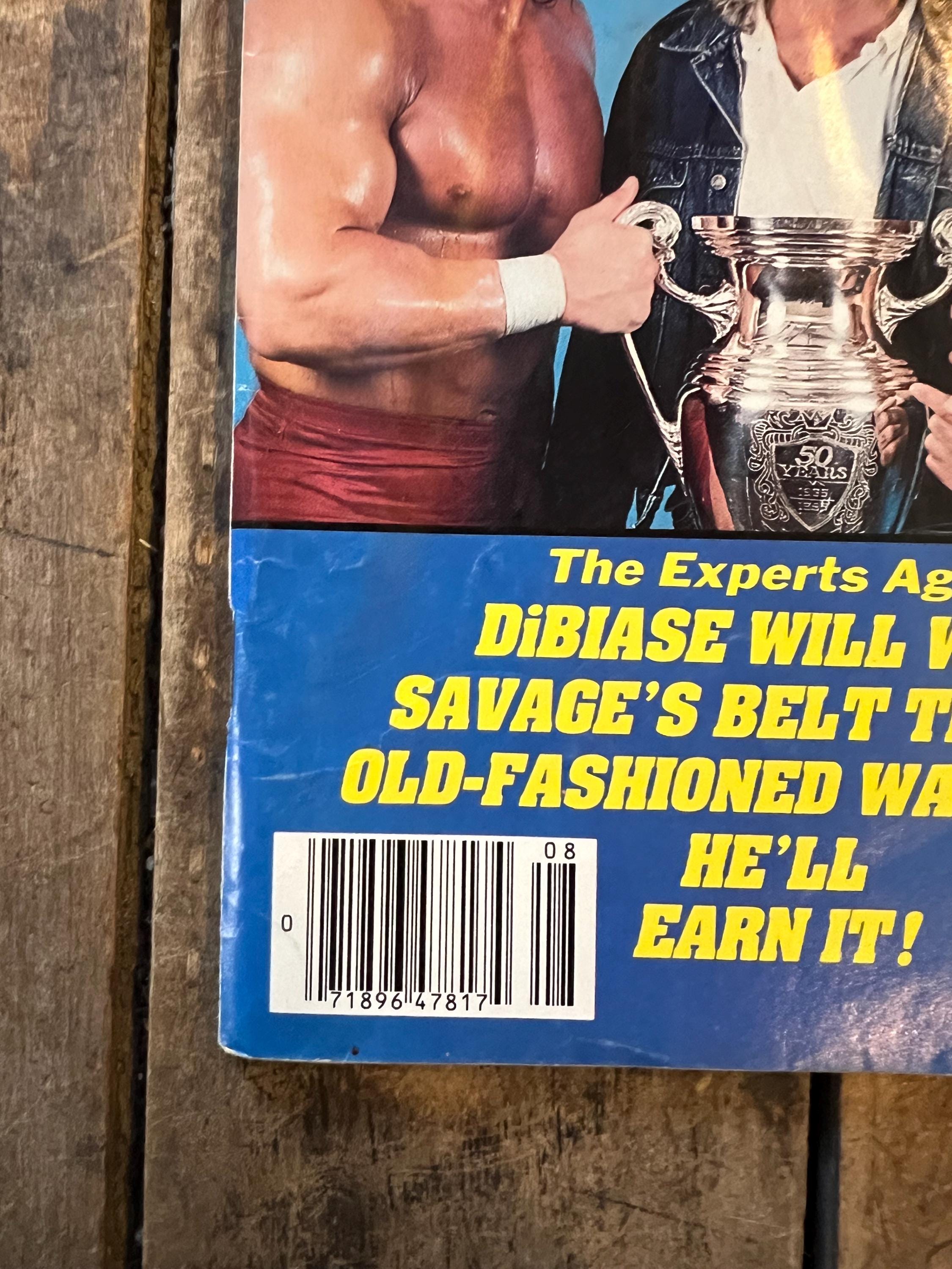 Sports Review Wrestling Magazine  - August 1988 - WWF WWE - Ultimate Warrior