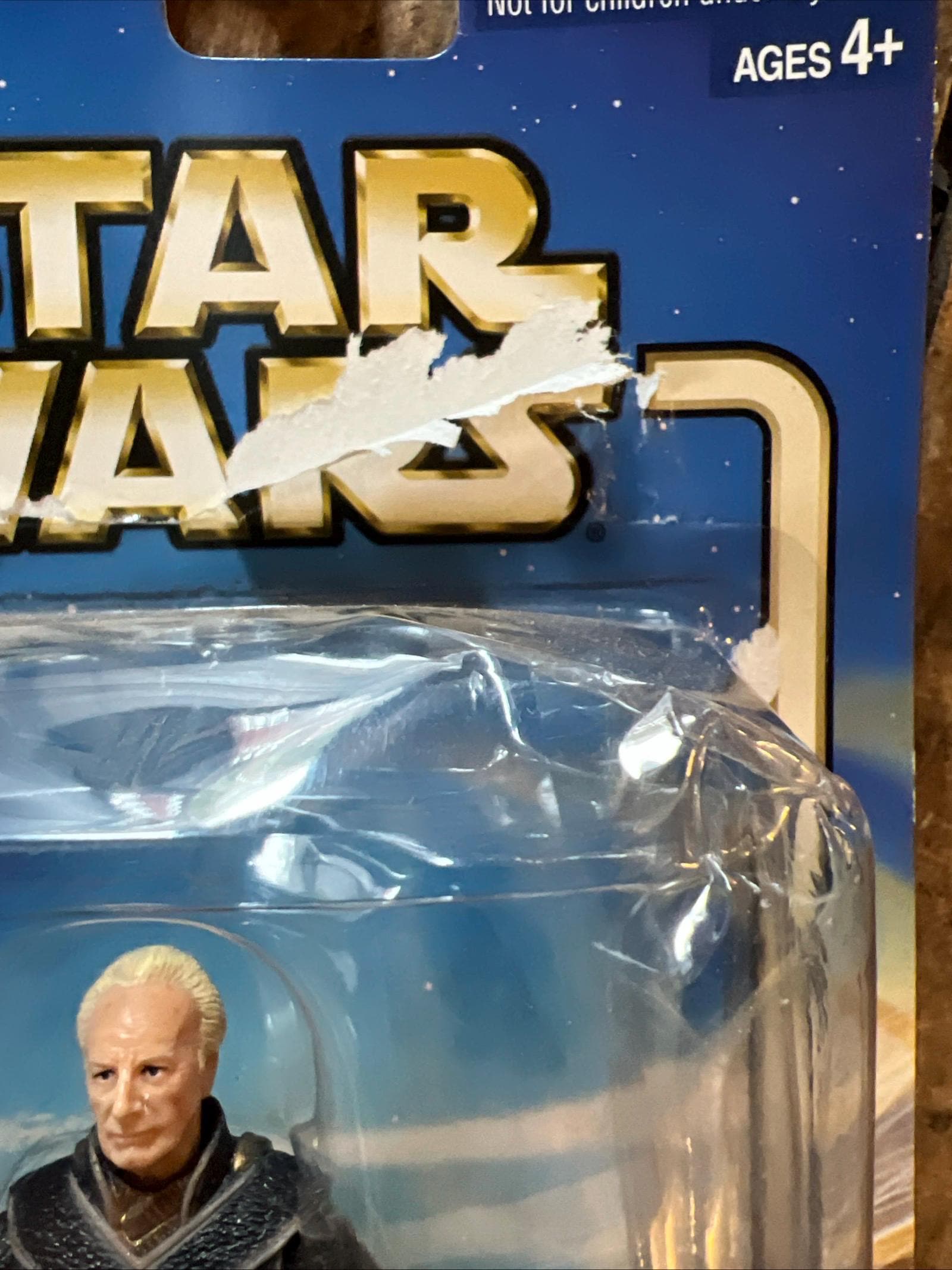 2002 Hasbro Star Wars - Attack of the Clones - Supreme Chancellor Palpatine Action Figure - Original Card - Star Wars Collectible