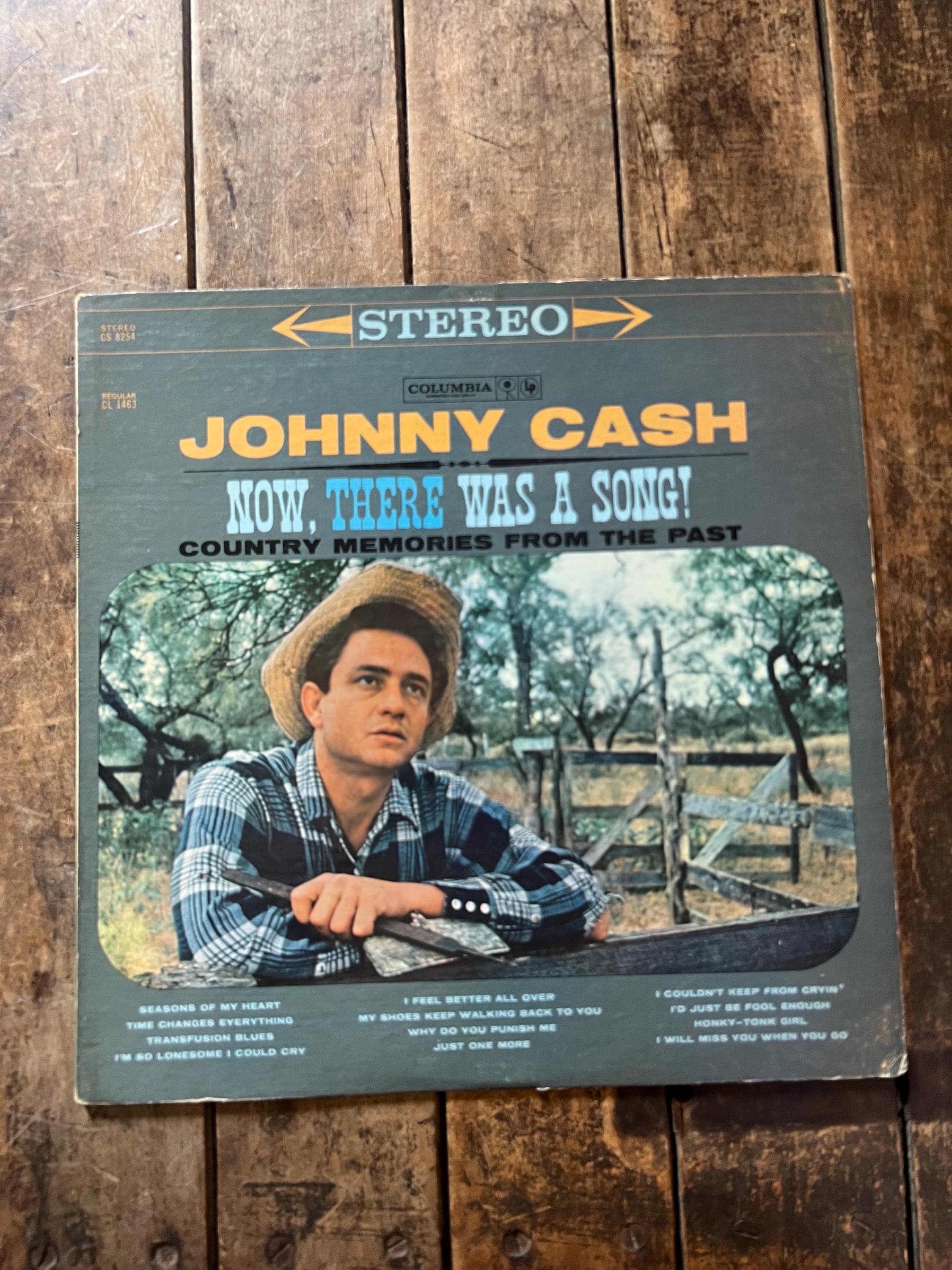Johnny Cash "Now, There Was A Song" Vinyl LP - 1960 Original Columbia Records