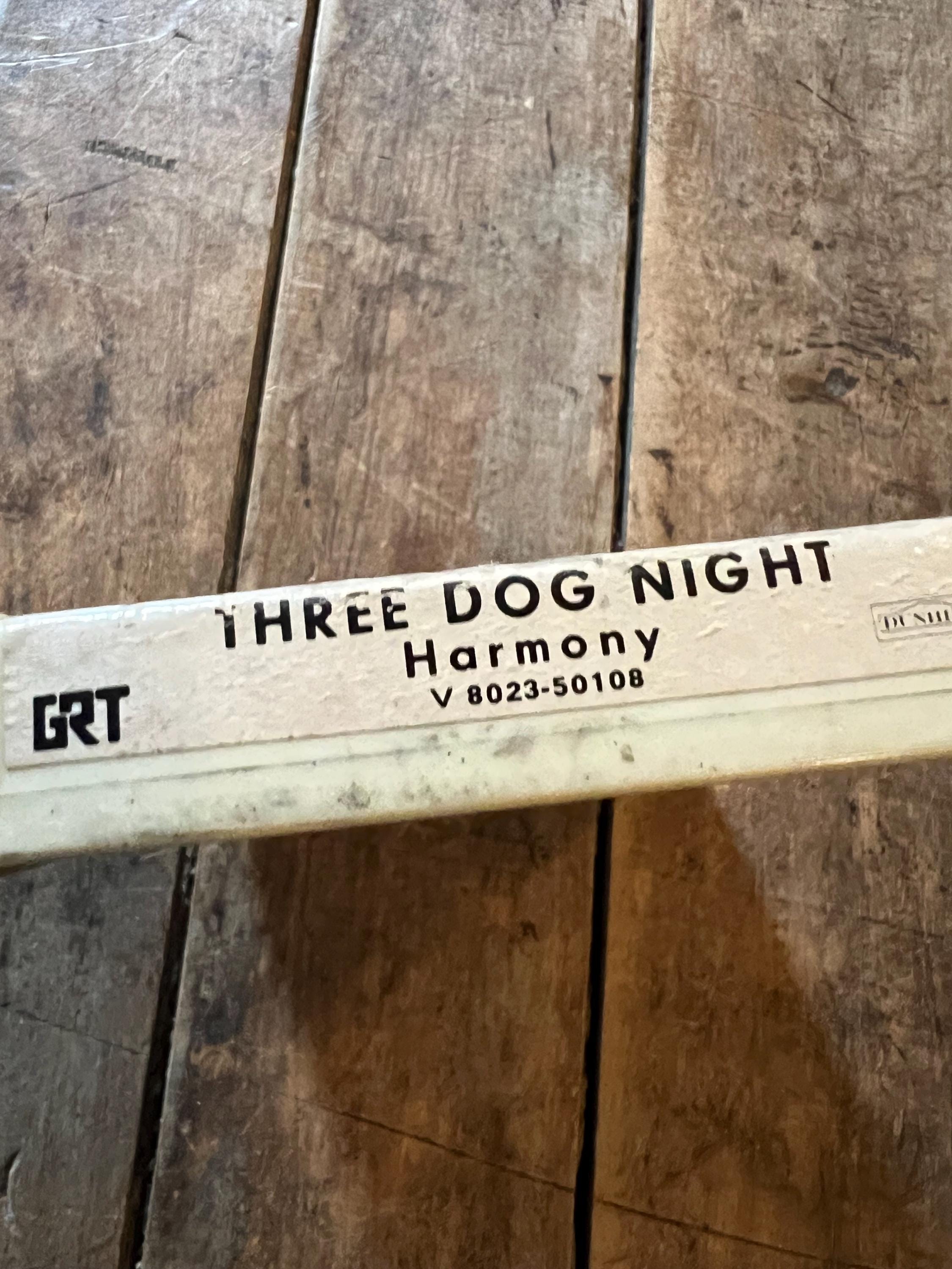 1971 Three Dog Night “Harmony” - Dunhill Records 8-Track Tape