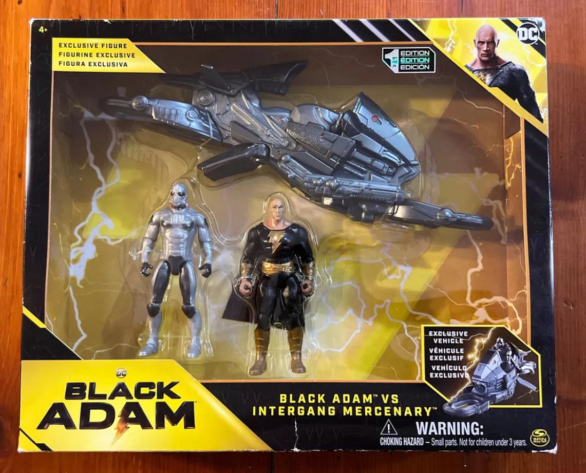 Black Adam vs Intergang Mercenary Action Figure: Spin Master 1st Edition