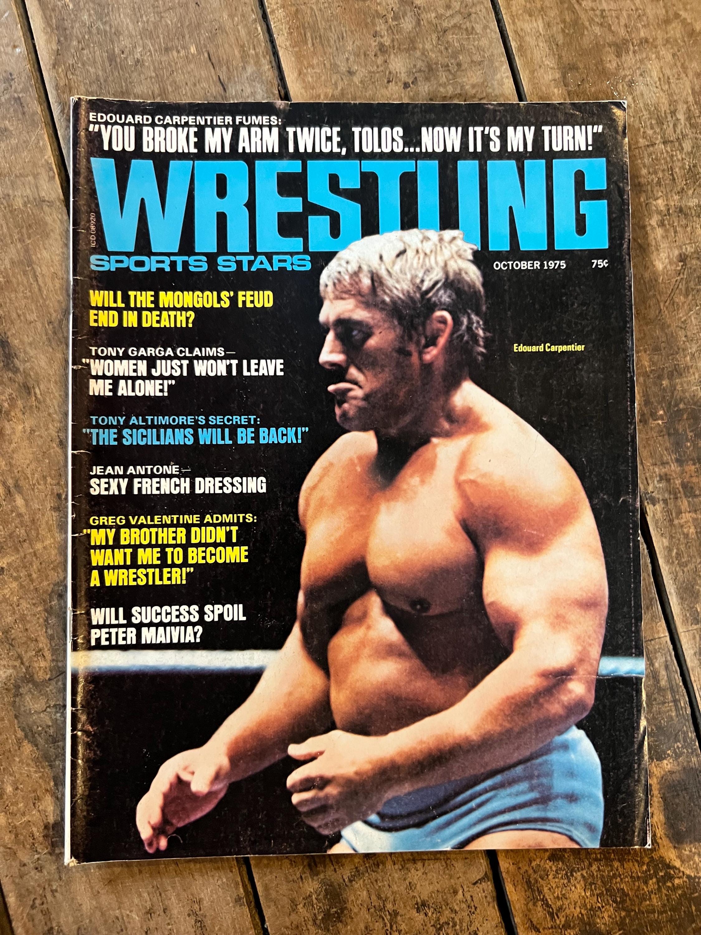 Wrestling Sports Stars Magazine  - October 1975 - WWF WWE - Edouard Carpentier