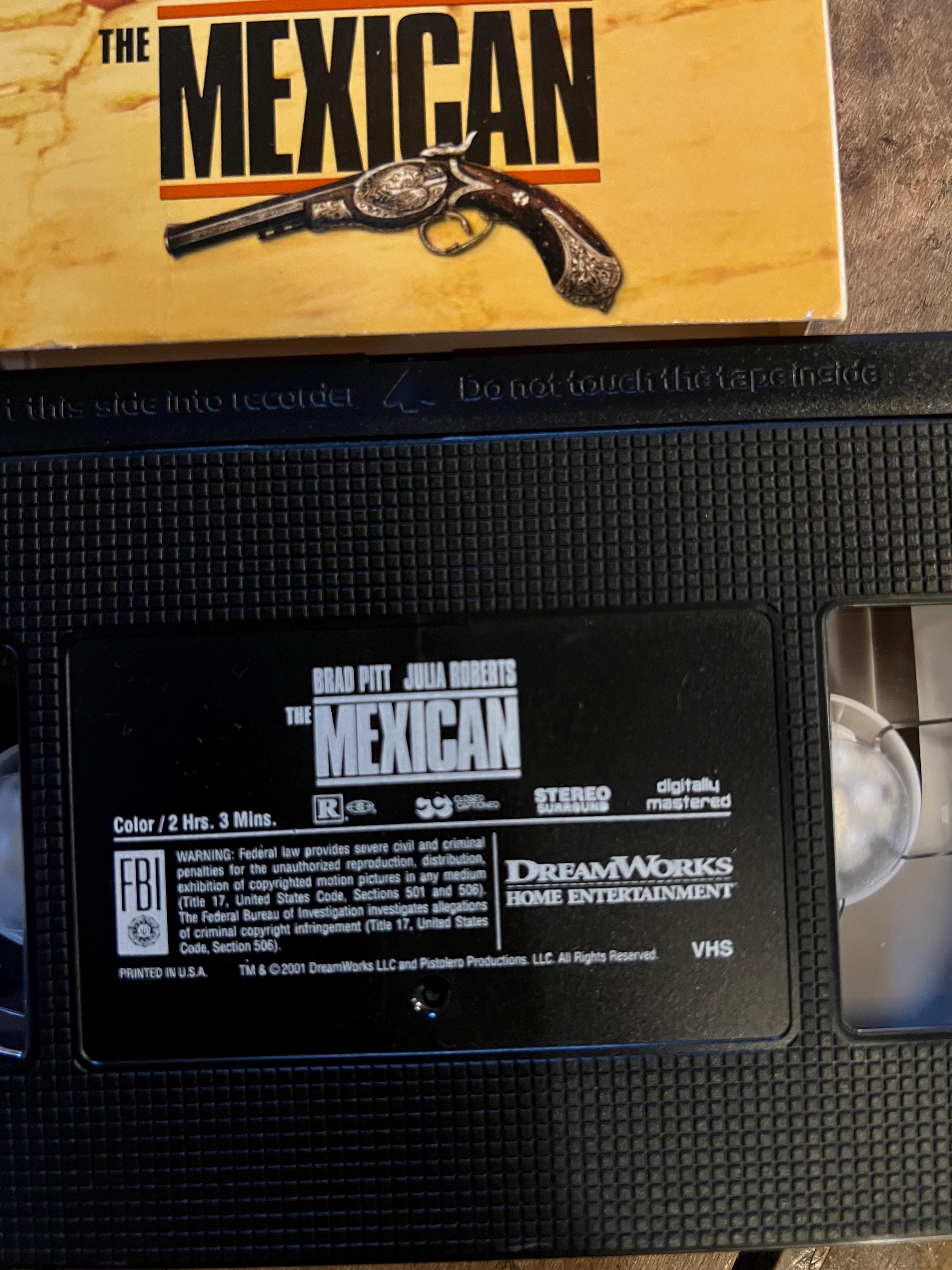 The Mexican ( VHS 2001 ) Starring - Brad Pitt, Julia Robert’s & James Gandolfini