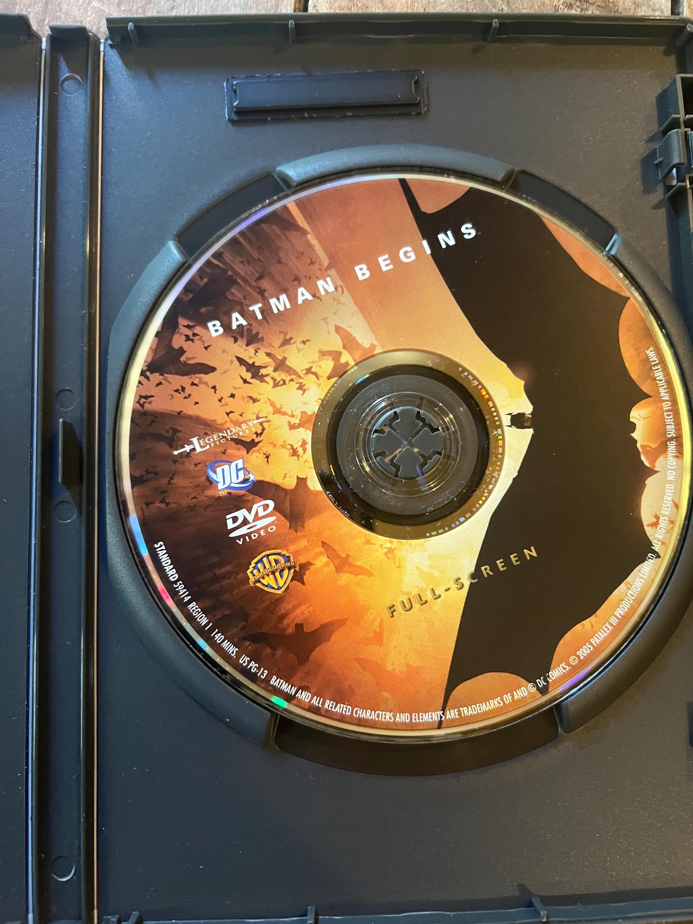 Batman Begins ( DVD 2005 )  Starring Christian Bale & Liam Neeson