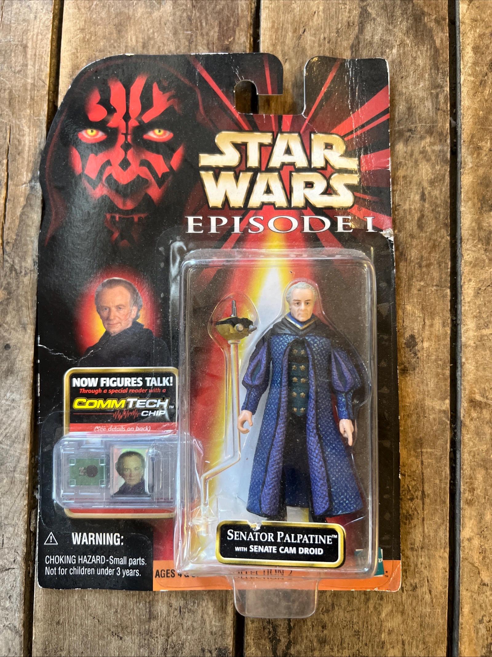 1998 Star Wars Episode 1 Senator Palpatine Action Figure - MOC
