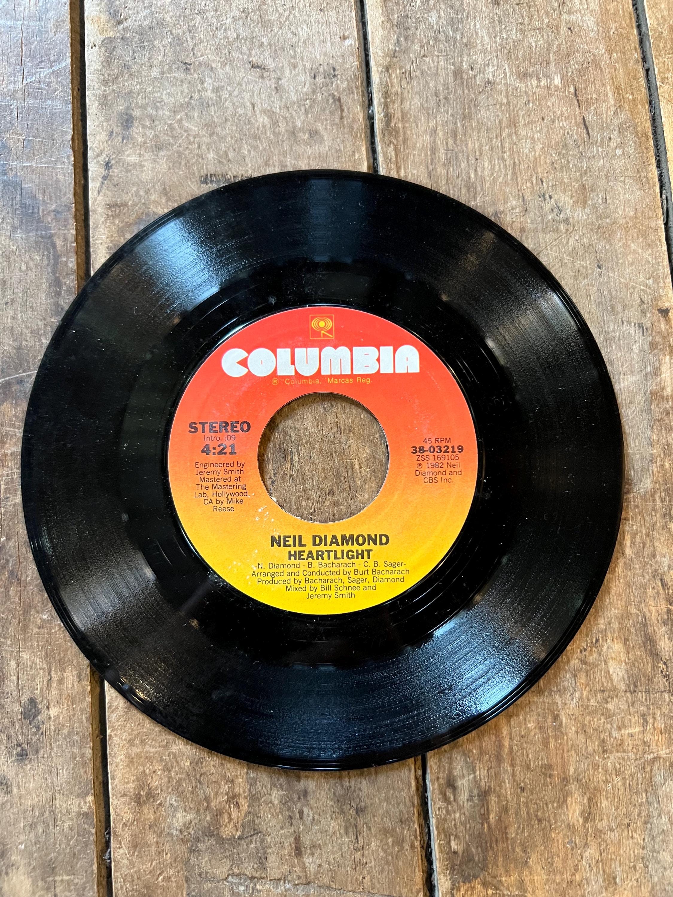 Vintage 1982 Neil Diamond Heartlight 45 RPM Vinyl Record