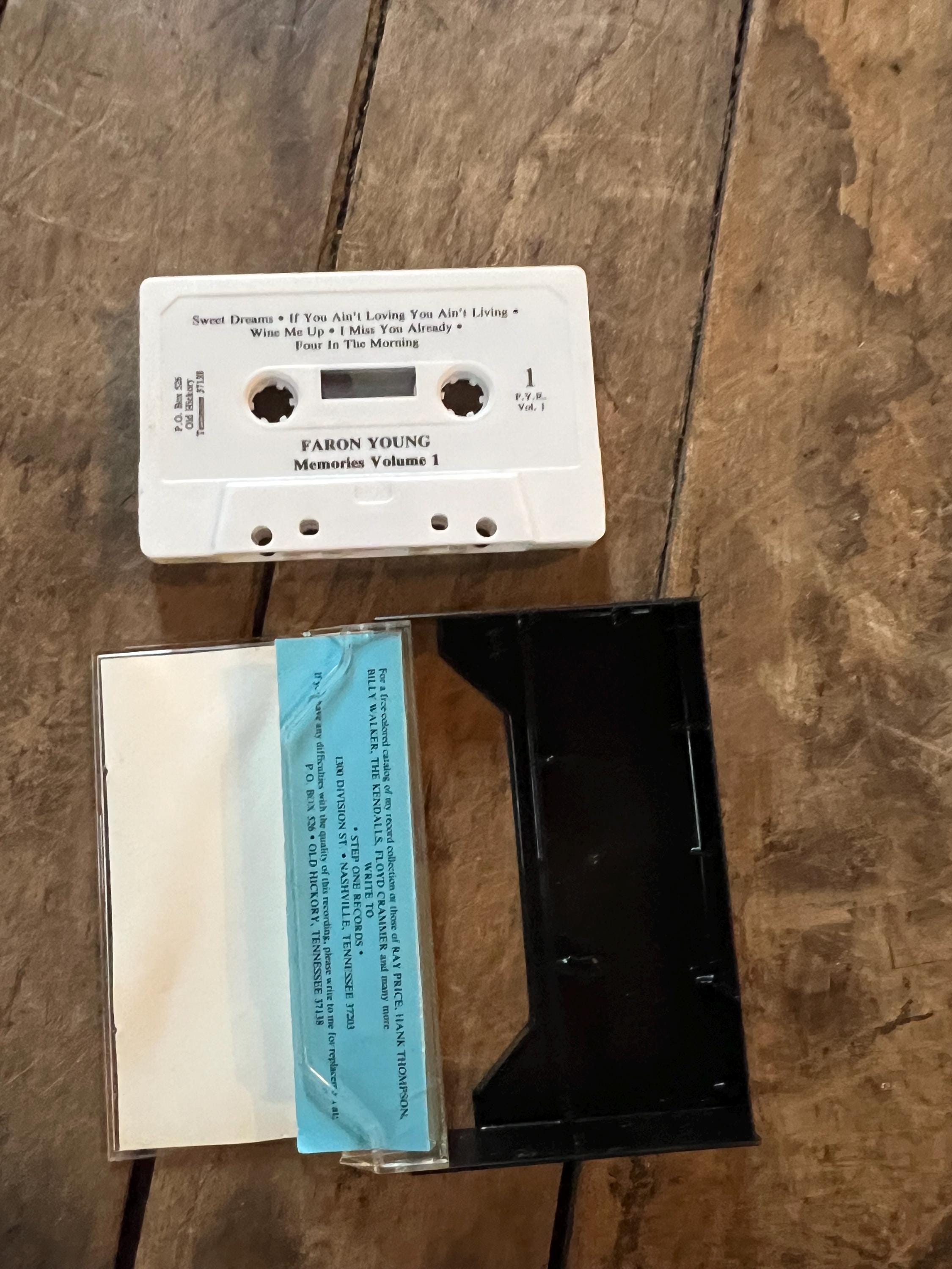 Faron Young "Memories Vol. 1" Cassette Tape - Vintage Country Music