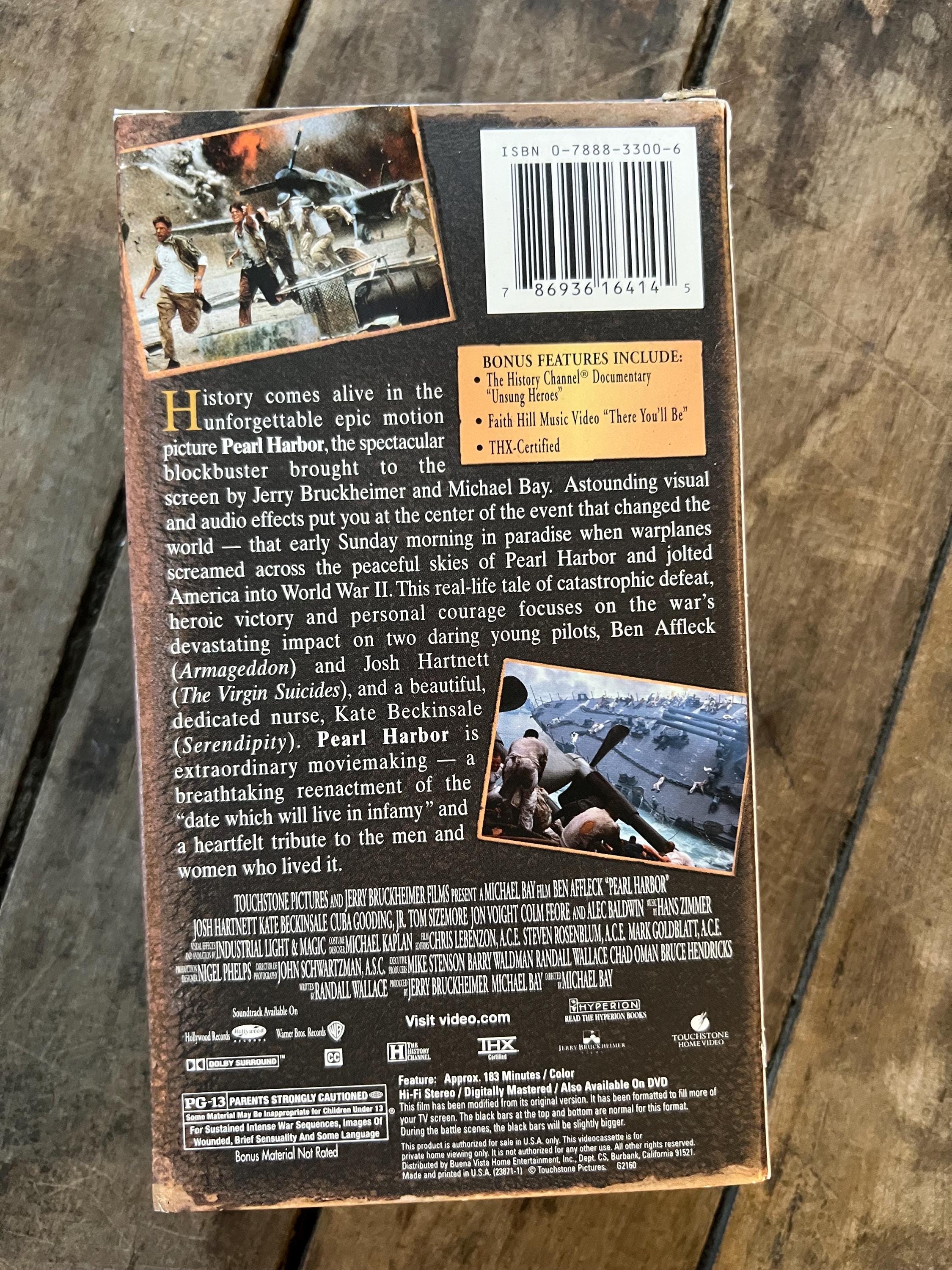 Pearl Harbor  ( VHS 2001) Ben Affleck, Josh Hartnett & Kate Beckinsale