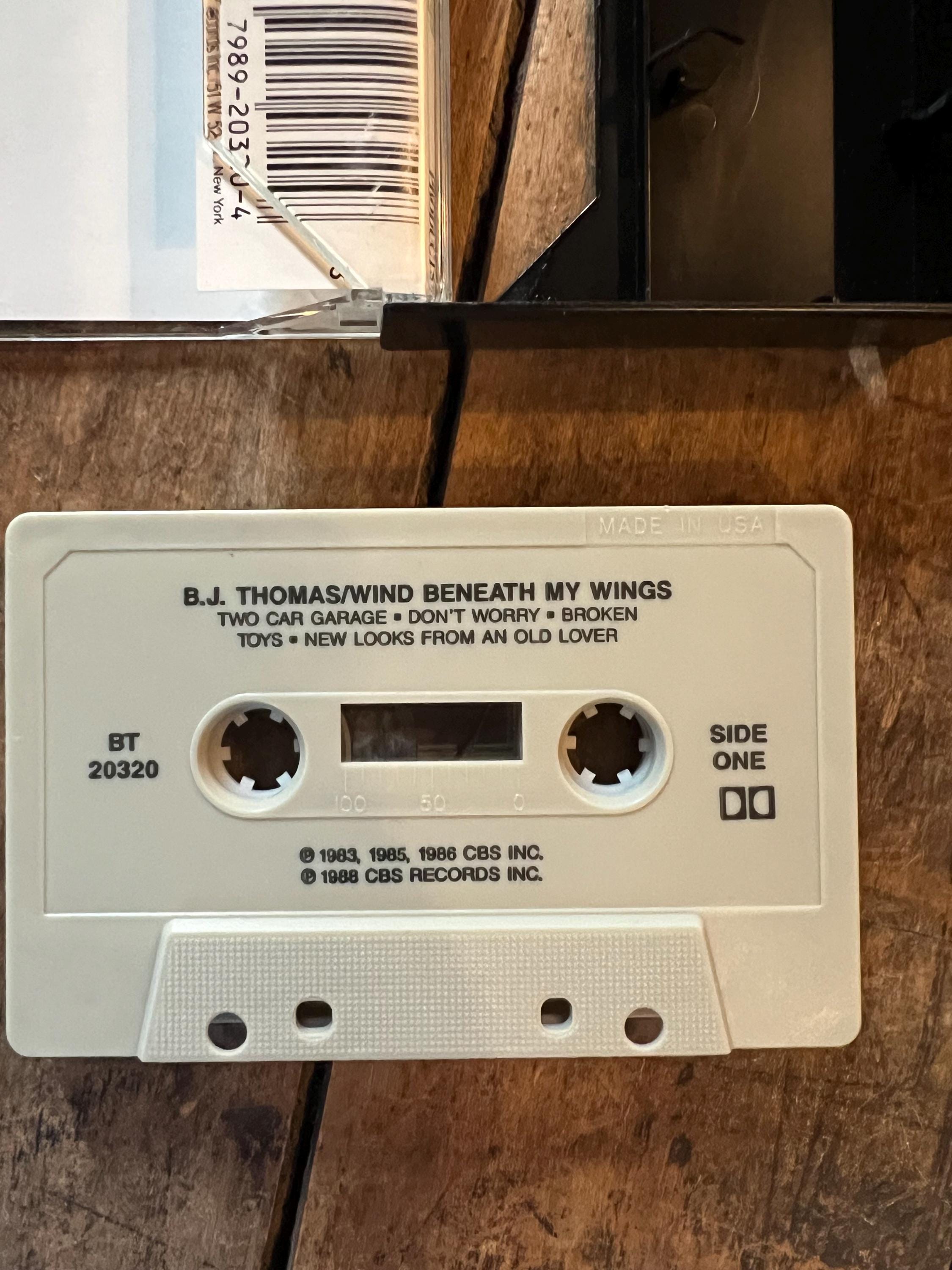 1988 B.J. Thomas “Wind Beneath My Wings” Cassette Tape - CBS Special Products Records