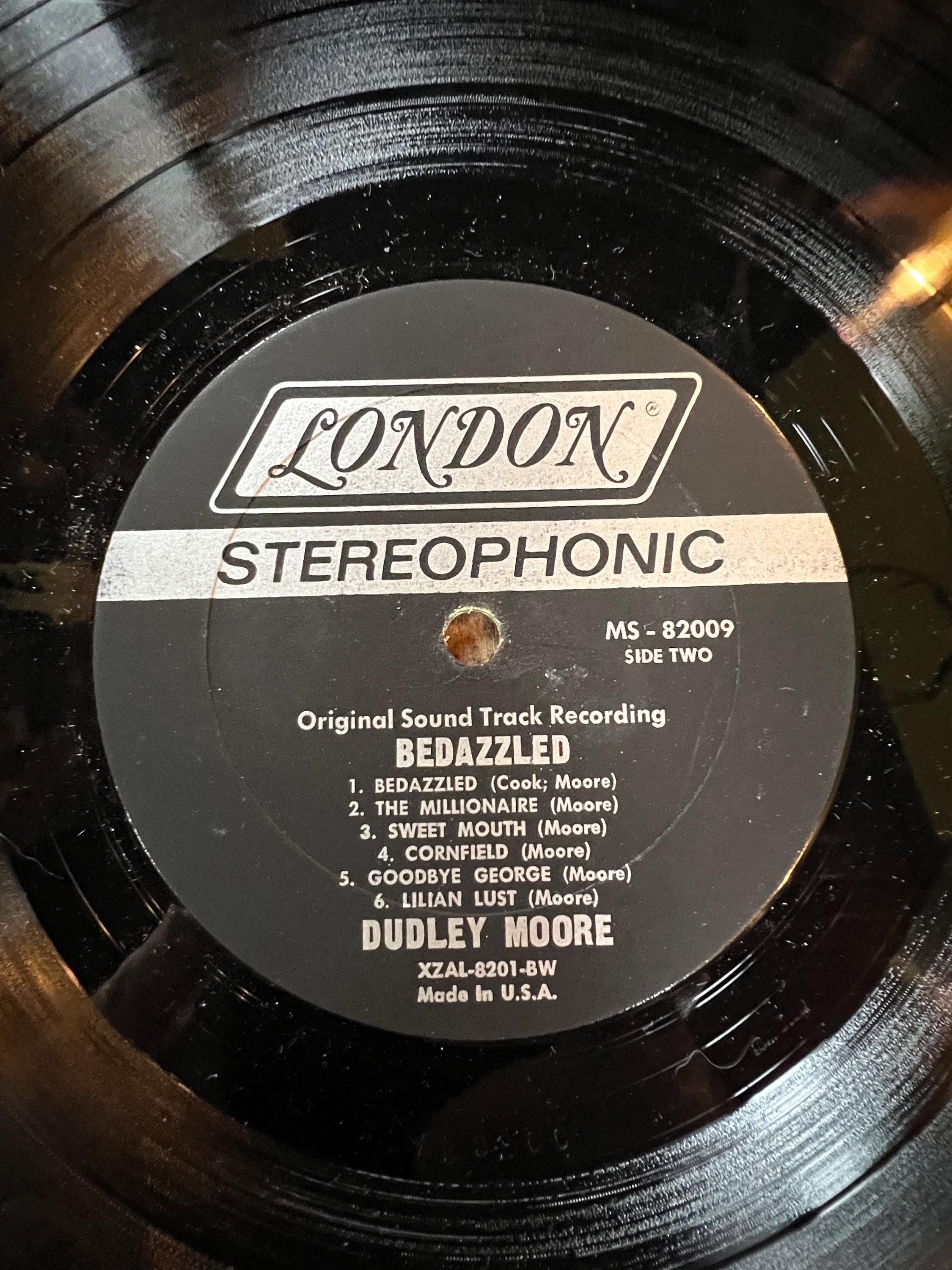 Bedazzled LP: Dudley Moore & Raquel Welch, 1968 London Records Promo