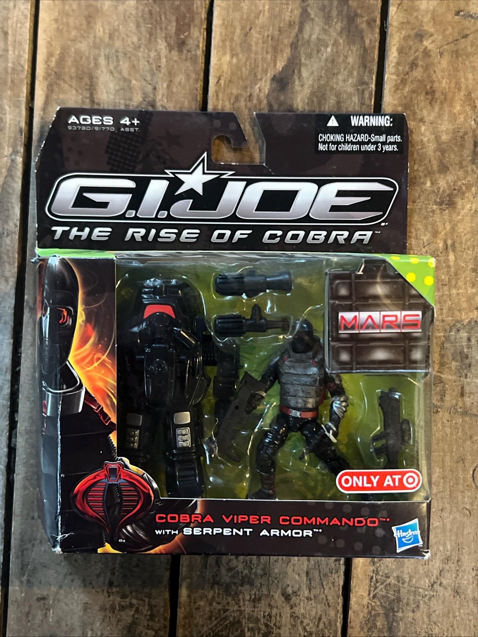 GI JOE Cobra Viper Commando with Serpent Armor - Sealed on Card