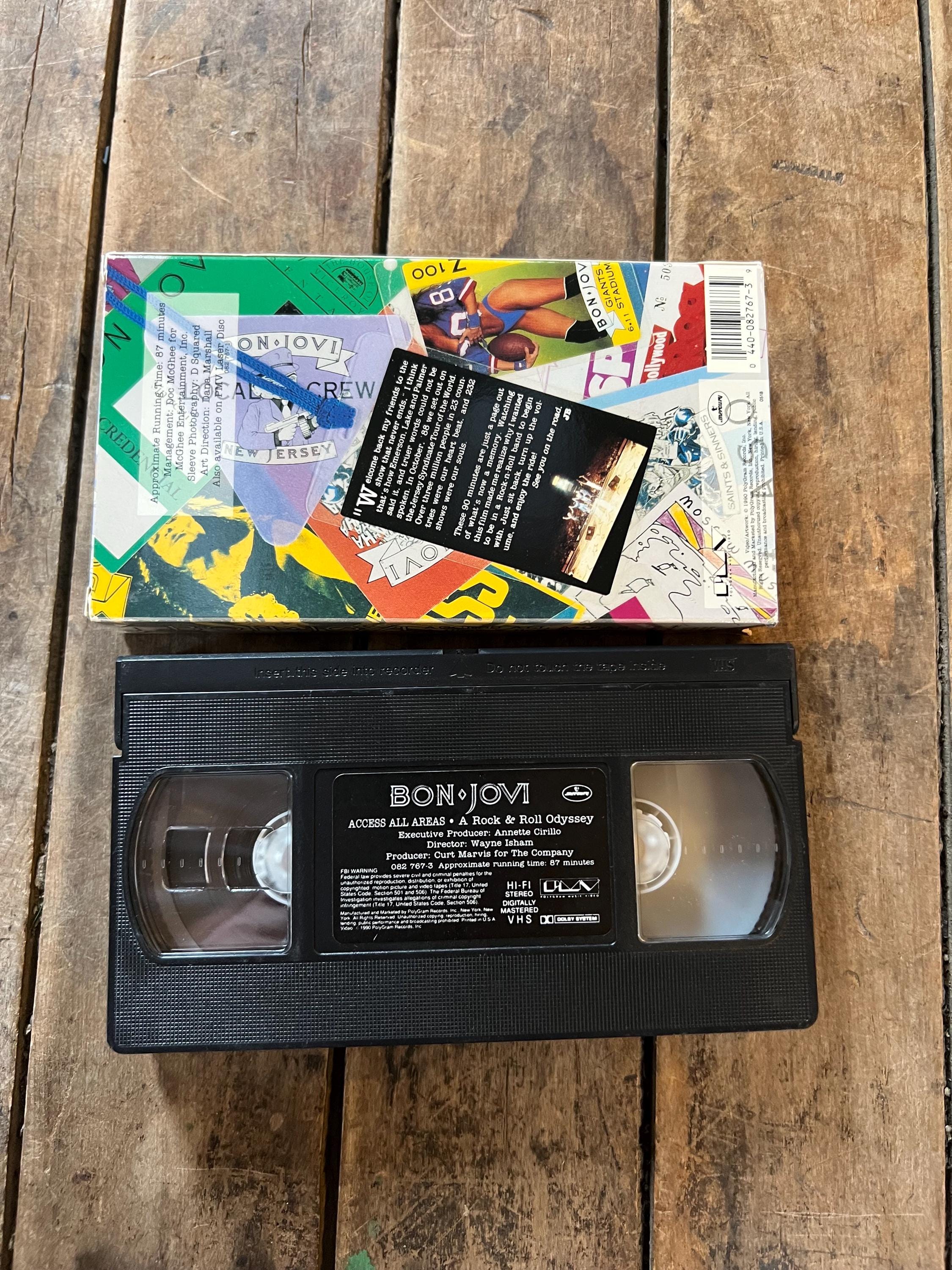Bon Jovi - Access All Areas A Rock & Roll Odyssey ( 1990 VHS Movie )
