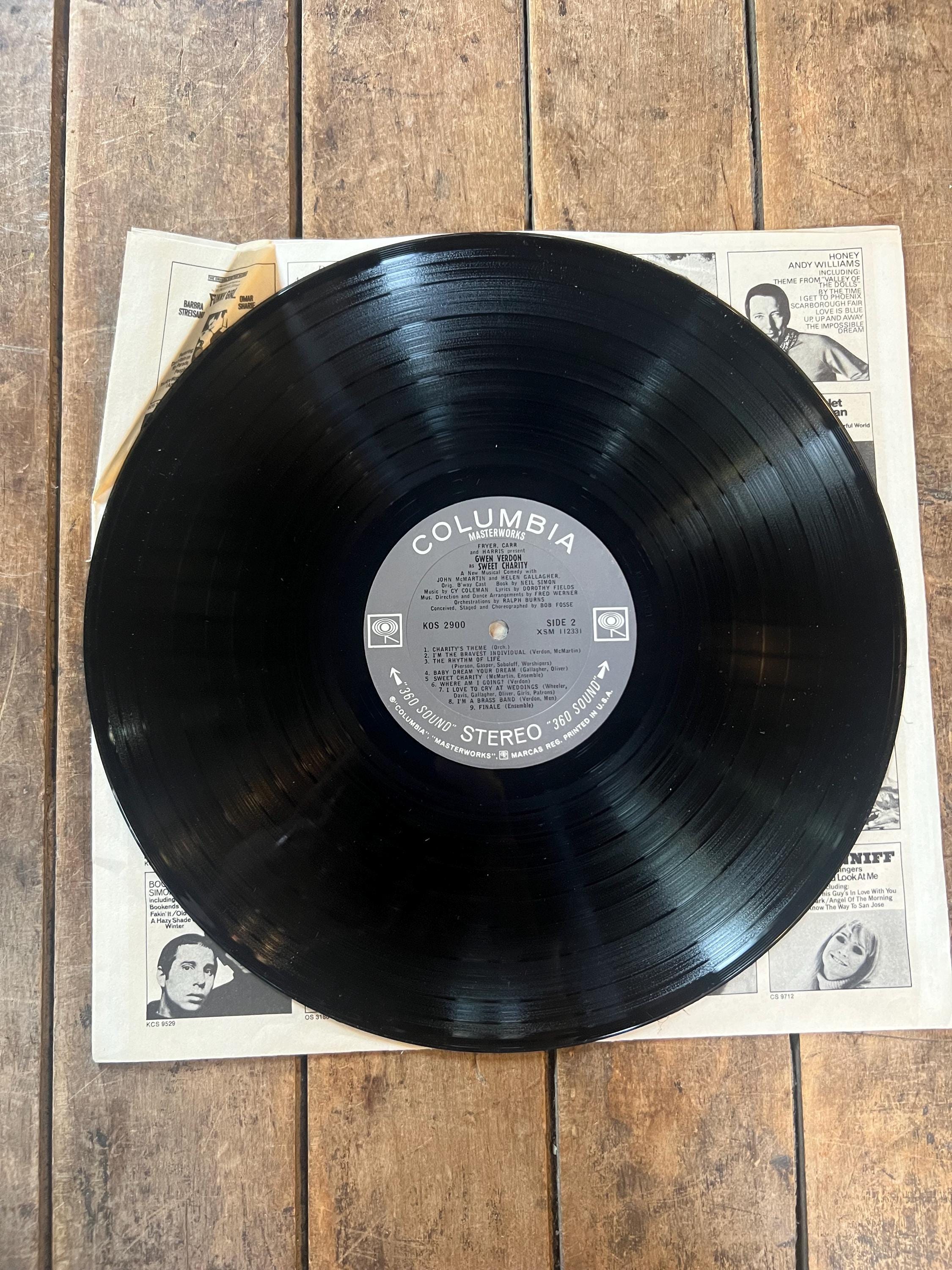 Vintage 1966 Gwen Verdon Sweet Charity LP - Columbia Masterworks Vinyl