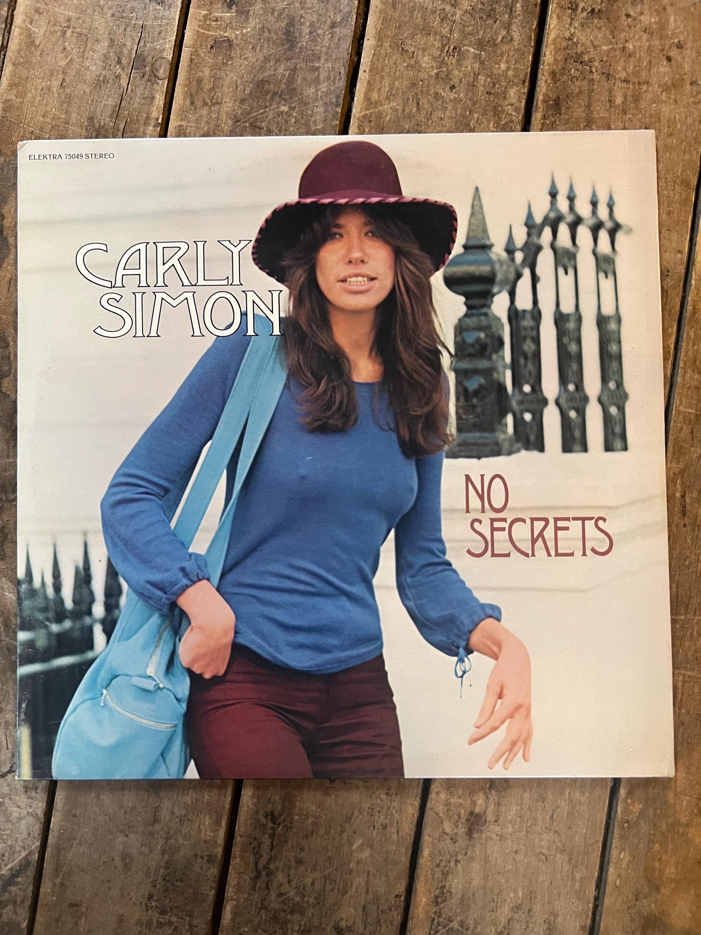 Vintage 1972 Carly Simon "No Secrets" LP Record - Electra Records