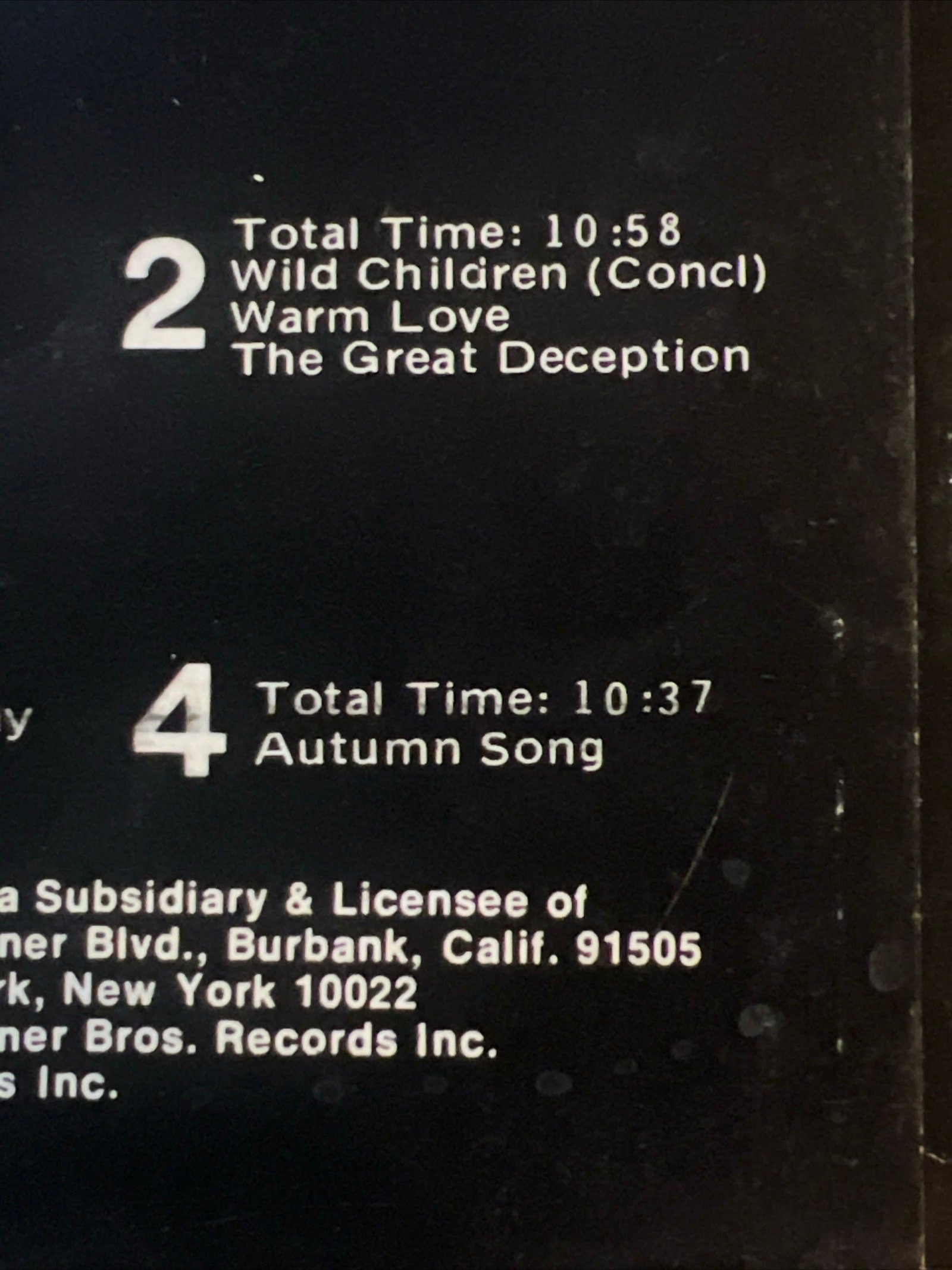 Van Morrison - Hard Nose The Highway - 8 Track Tape & Original Sleeve