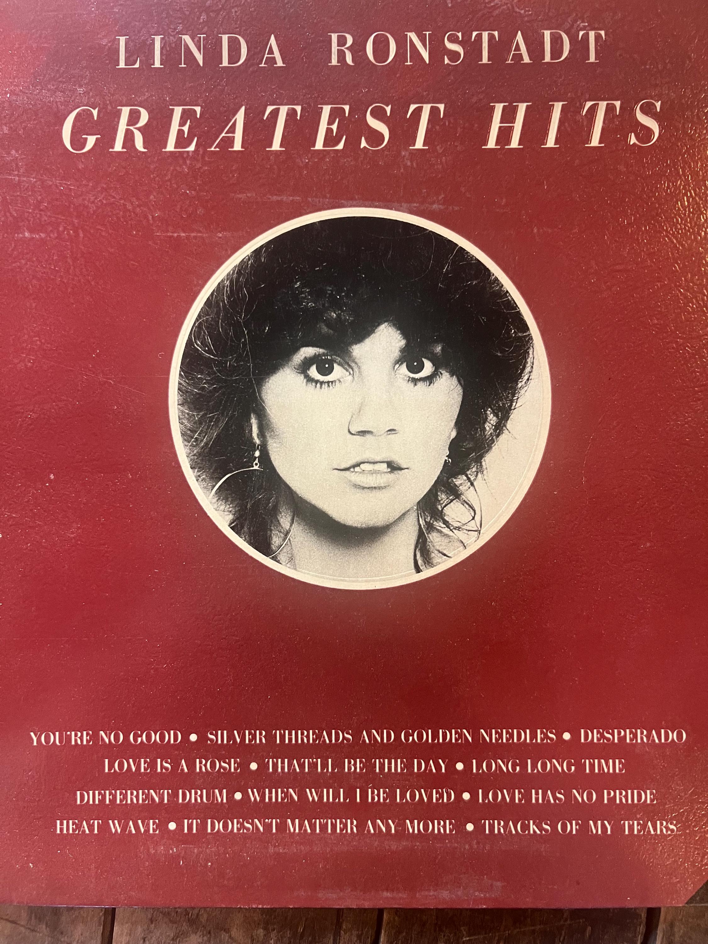 Vintage 1976 Linda Ronstadt Greatest Hits LP Record - Asylum Records