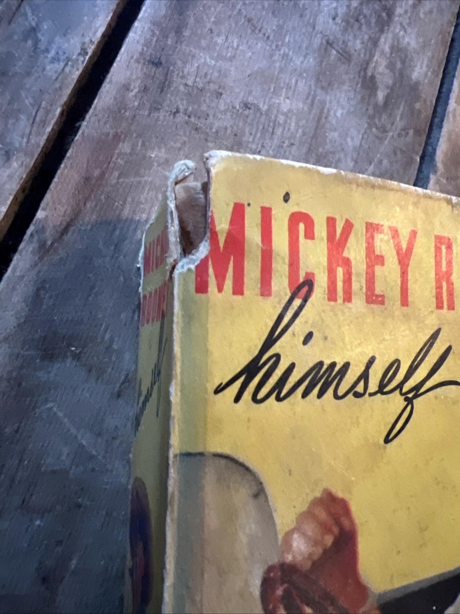 Vintage 1939 Mickey Rooney Himself Hardcover Book