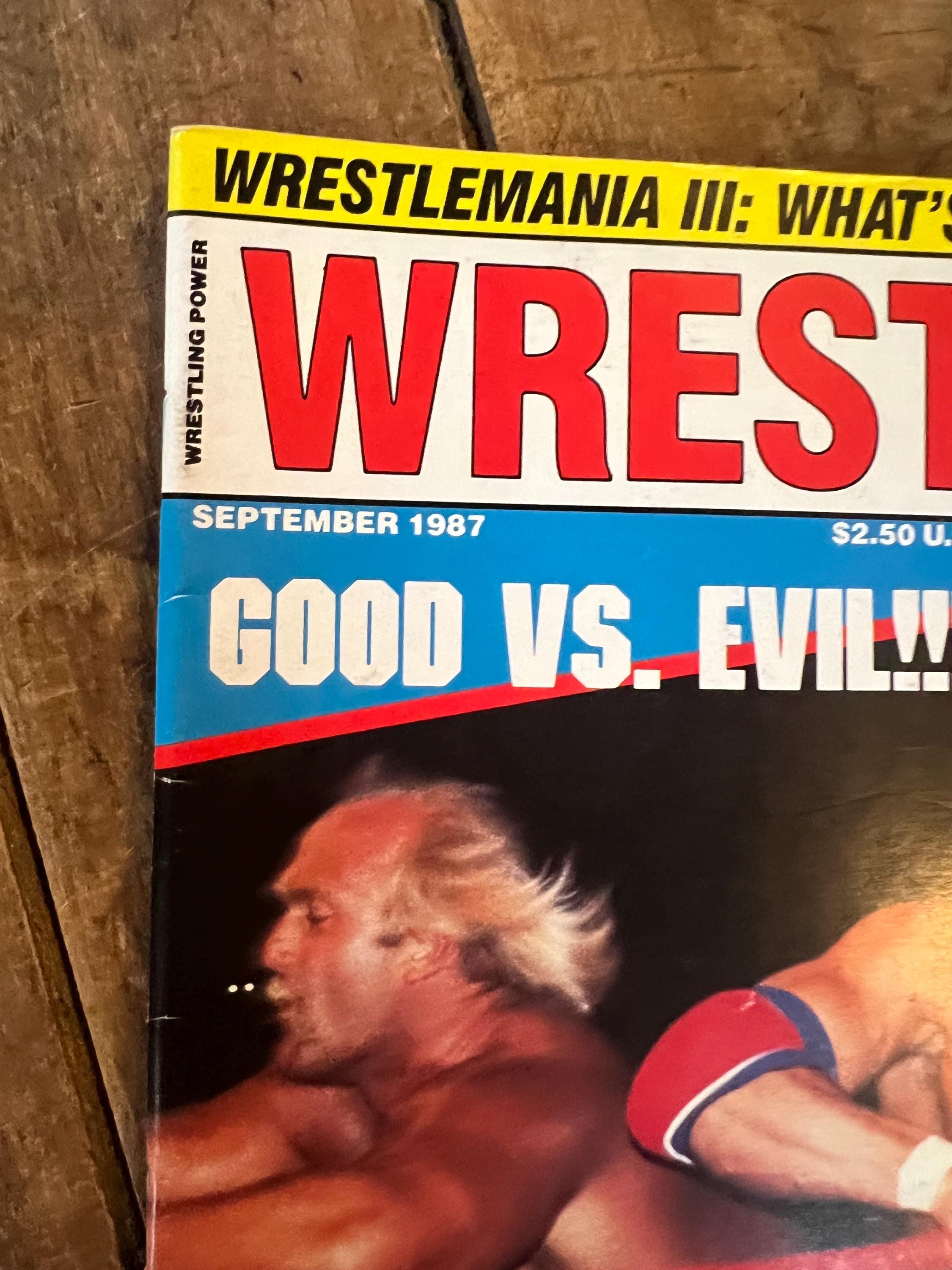 Wrestling Power Magazine  - September 1987 - WWF WWE - Wrestlemania III