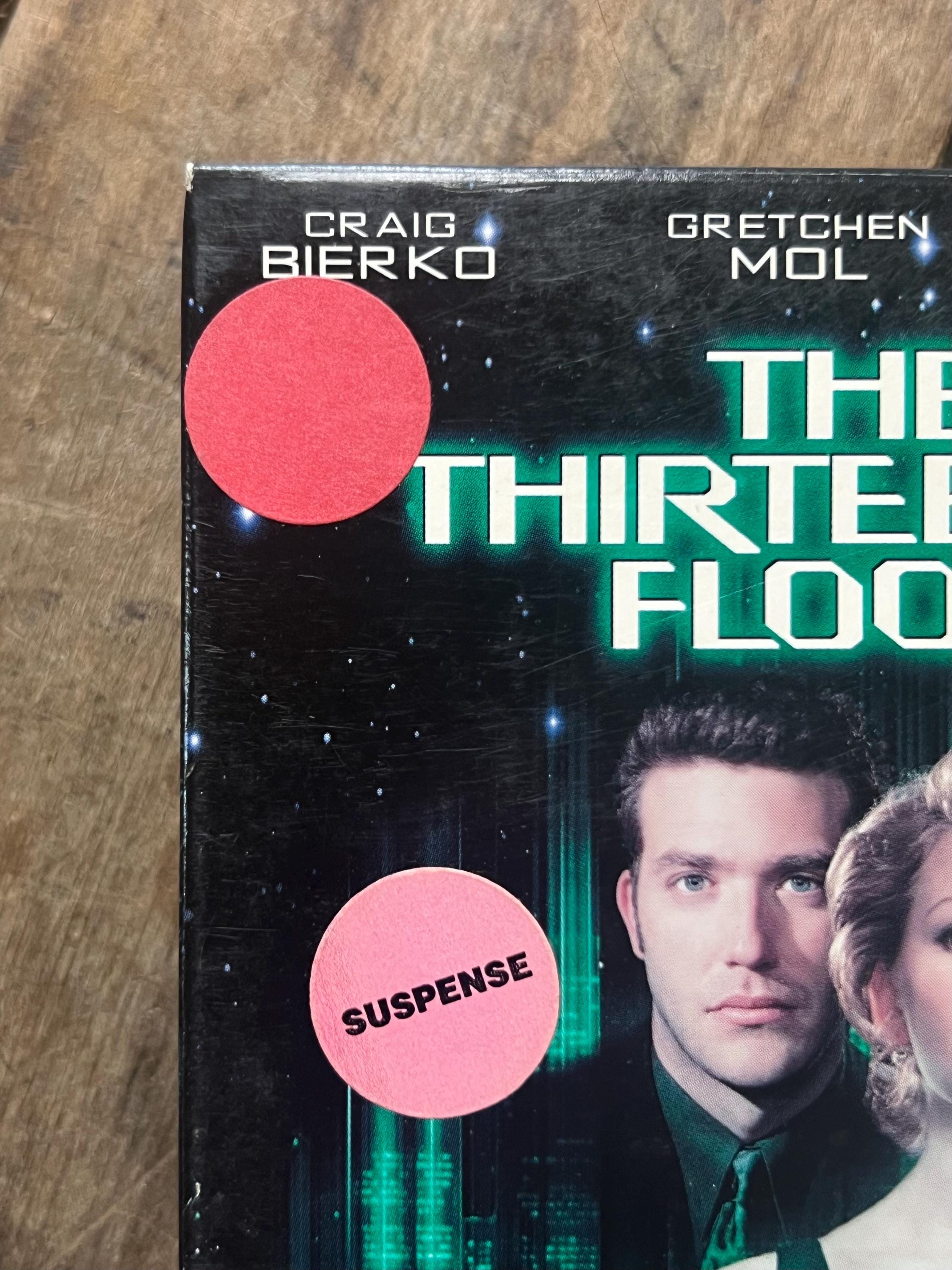 The Thirteenth Floor - VHS Movie ( 1999 ) - Starring Gretchen Mol & Craig Bierko