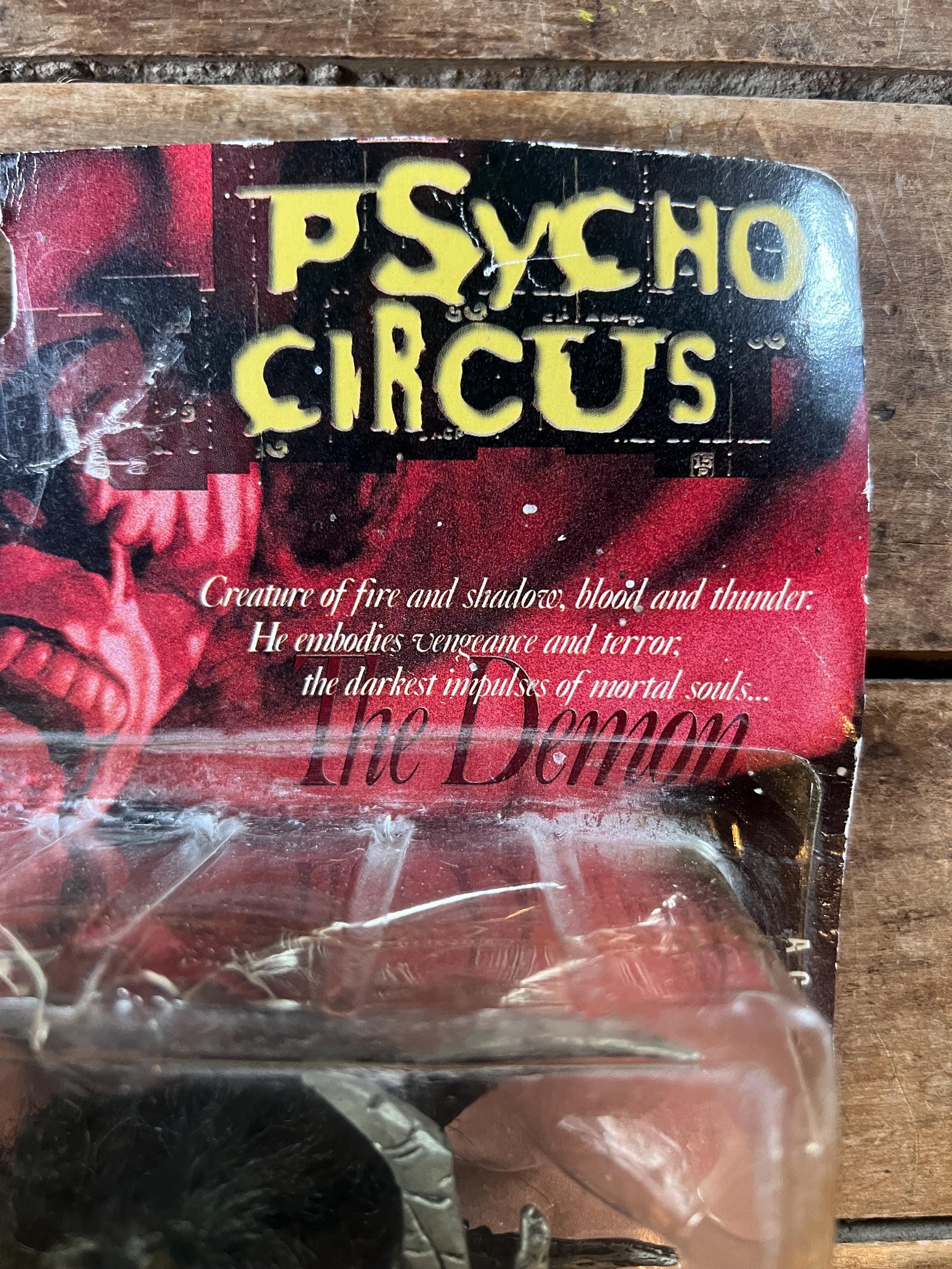 Vintage 1998 KISS Psycho Circus Gene Simmons Action Figure: The Ring Master MOC