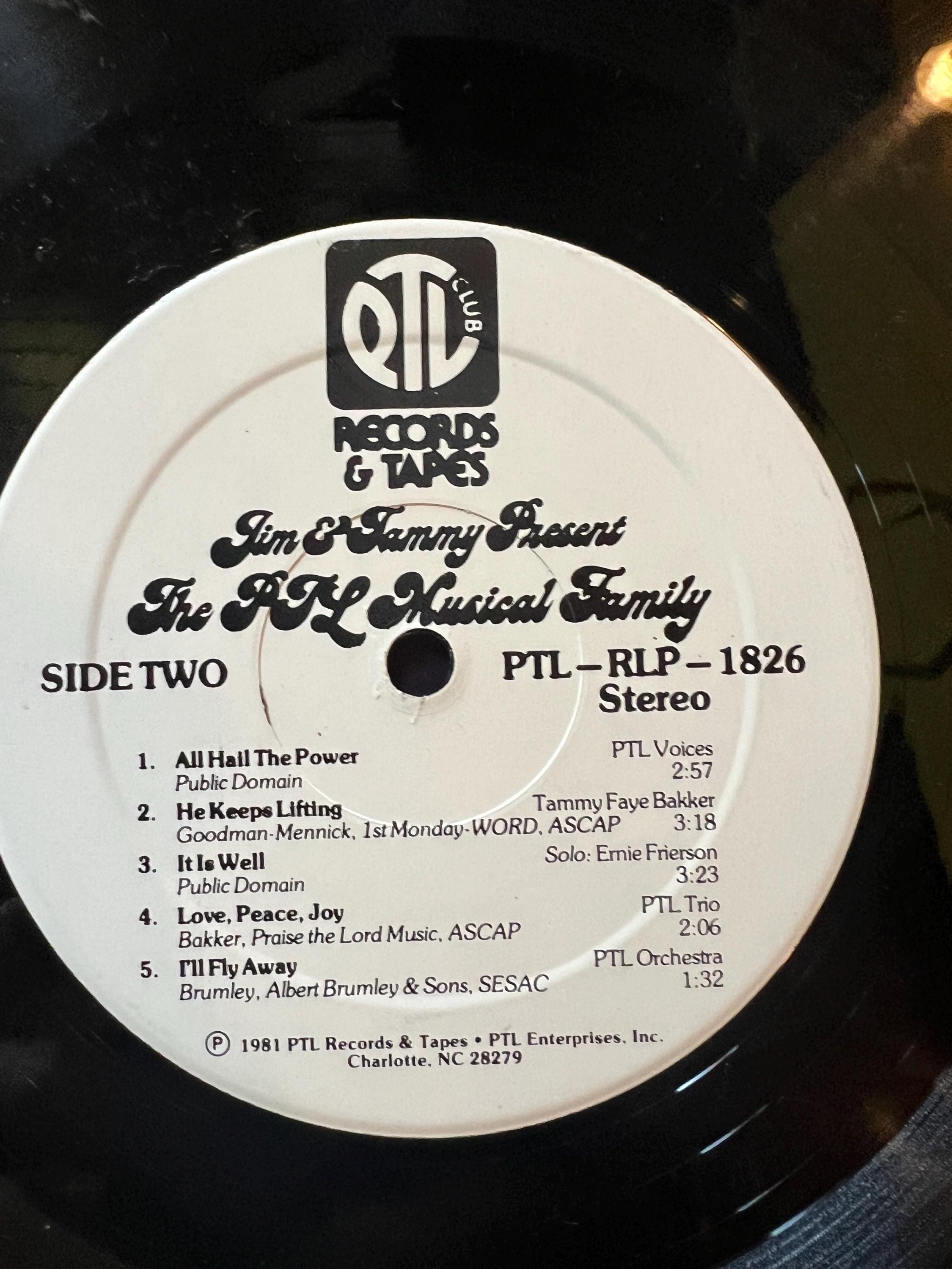 Jim & Tammy - The PTL Musical Family LP: 1981 Gospel Vinyl Record