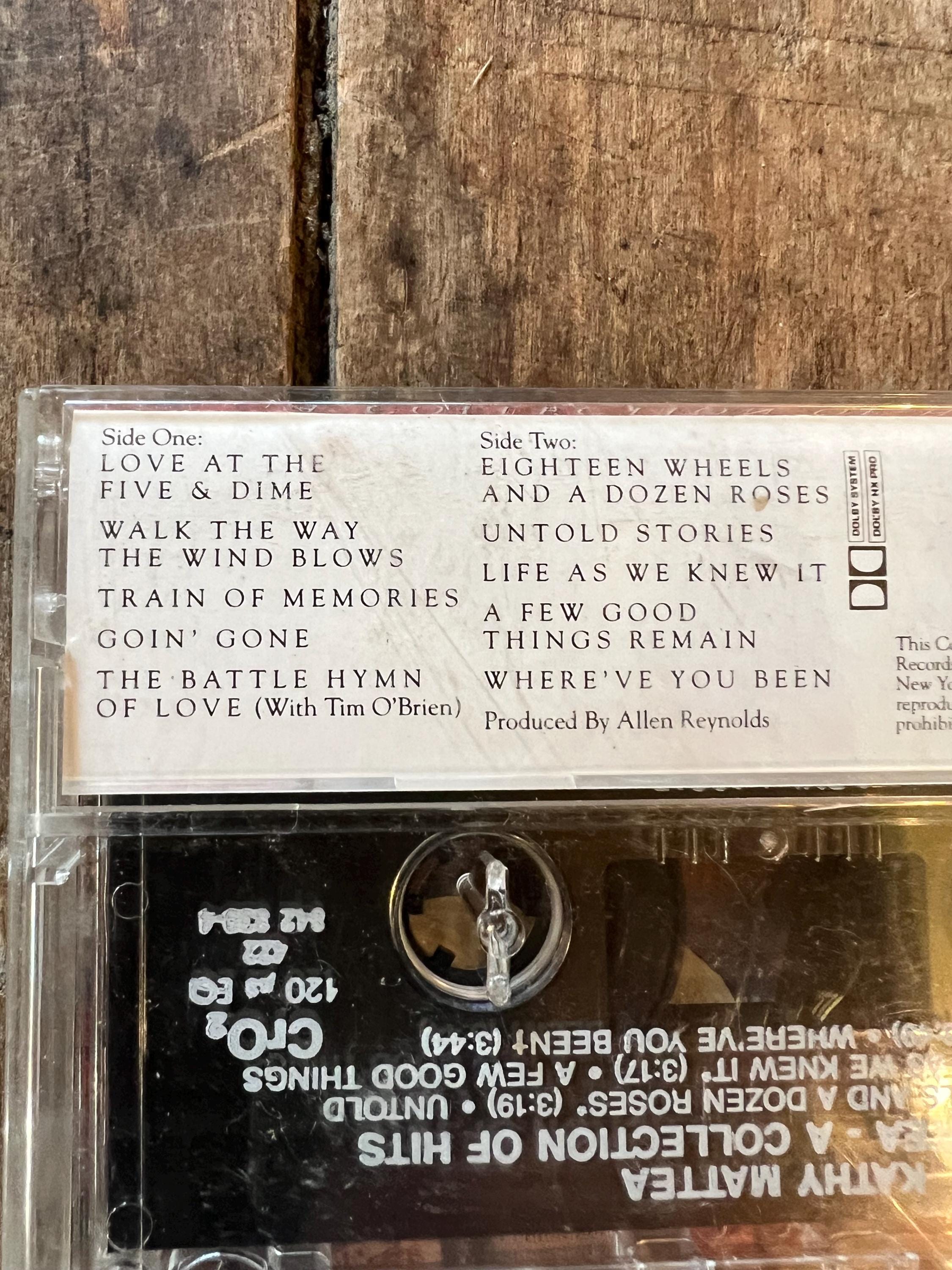 1990 Kathy Mattae A Collection of Hits Cassette Tape - Mercury Records