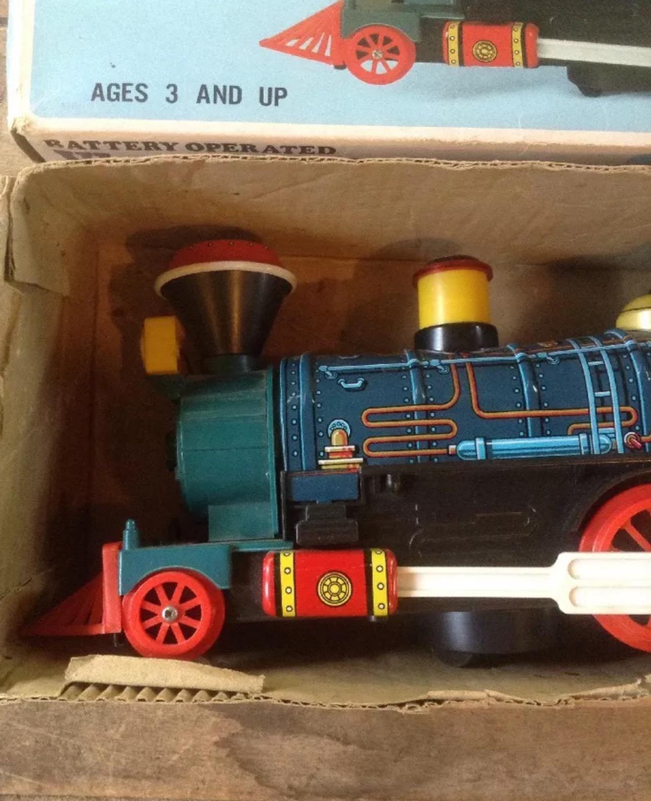 Vintage Western Special Locomotive Toy Train - Made in Korea - With Original Box