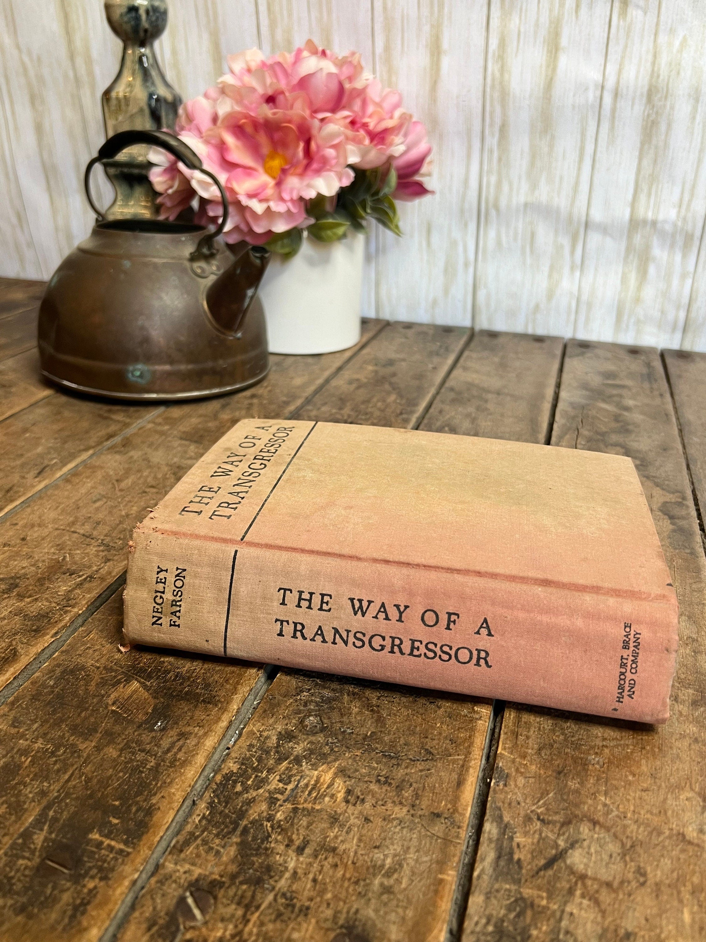 The Way of the Transgressor by Negley Farson, 1936 Hardcover Book