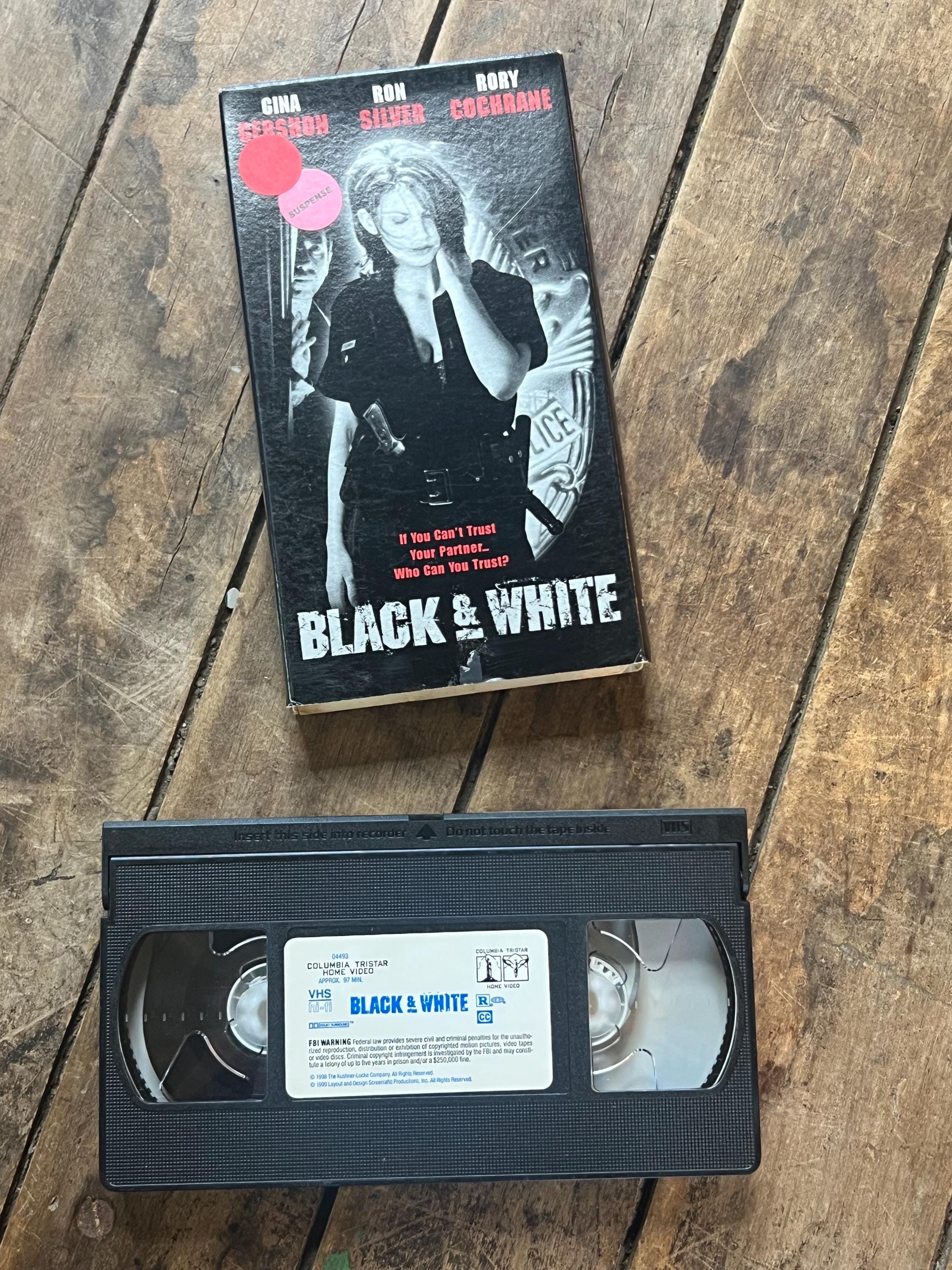 Black & White - VHS Movie ( 1999 ) - Starring Gina Gershon and Ron Silver