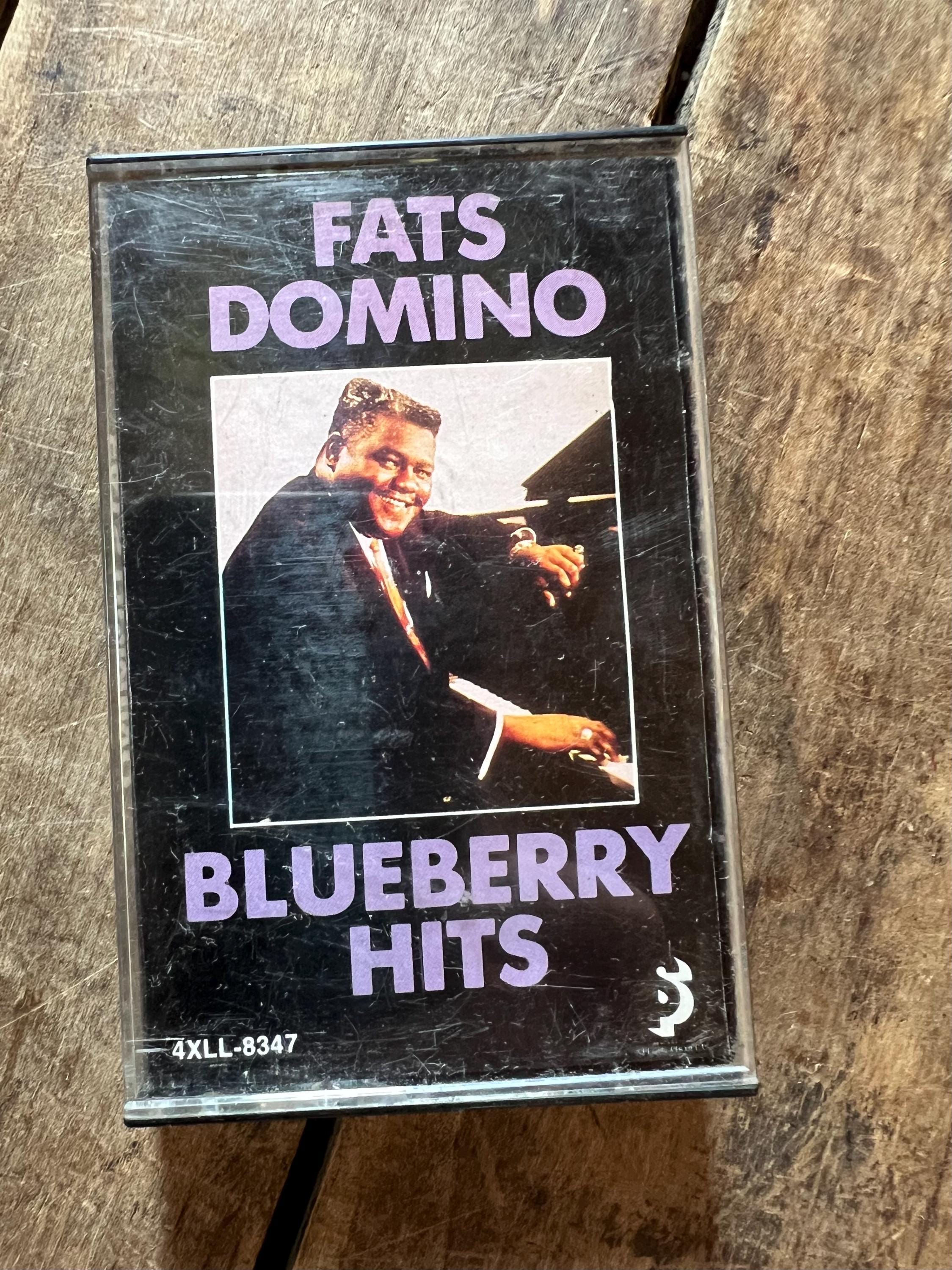 Vintage Fats Domino Cassette Tape: 1983 Blueberry Hits, Rock & Roll Blues