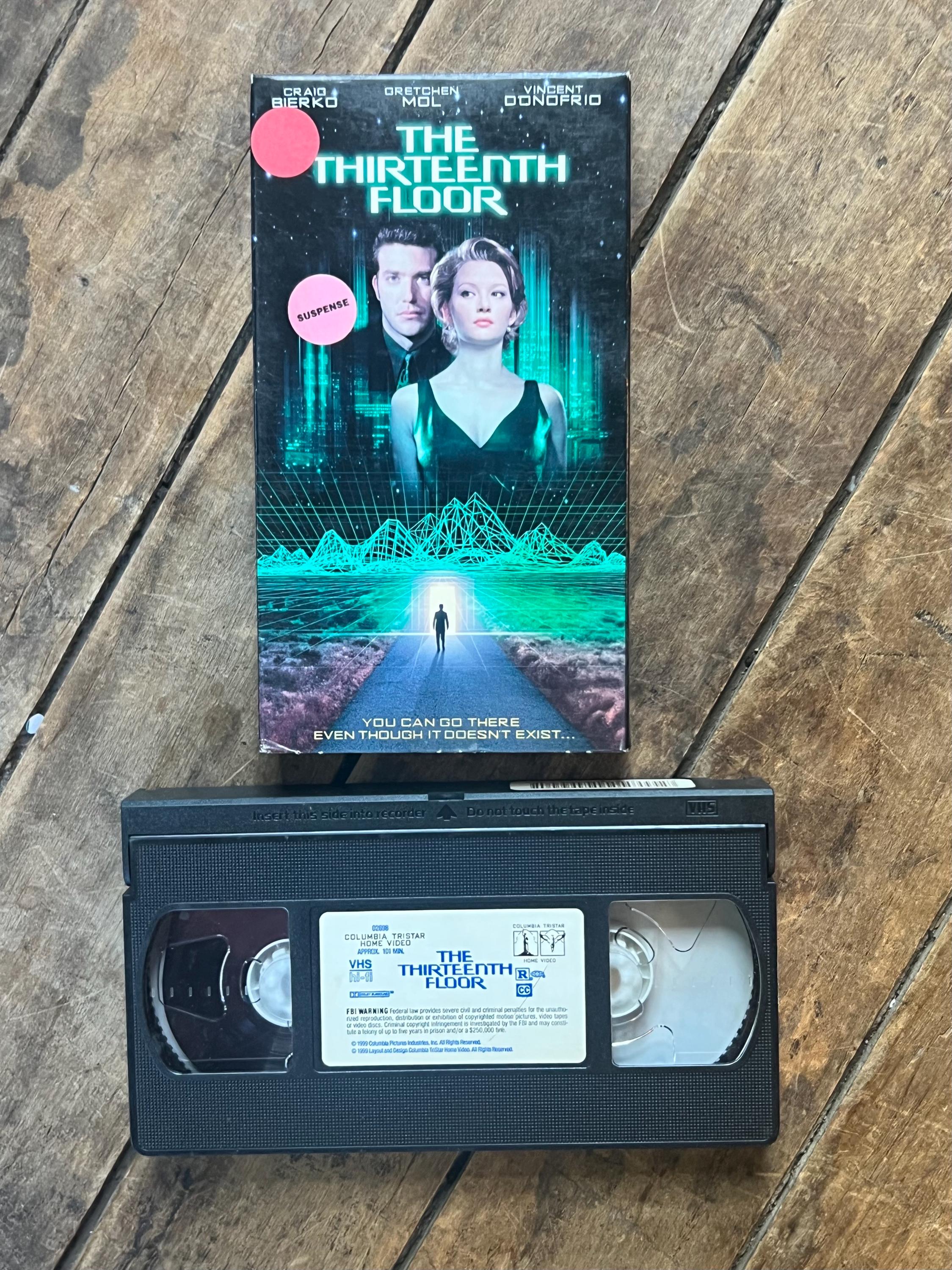 The Thirteenth Floor - VHS Movie ( 1999 ) - Starring Gretchen Mol & Craig Bierko