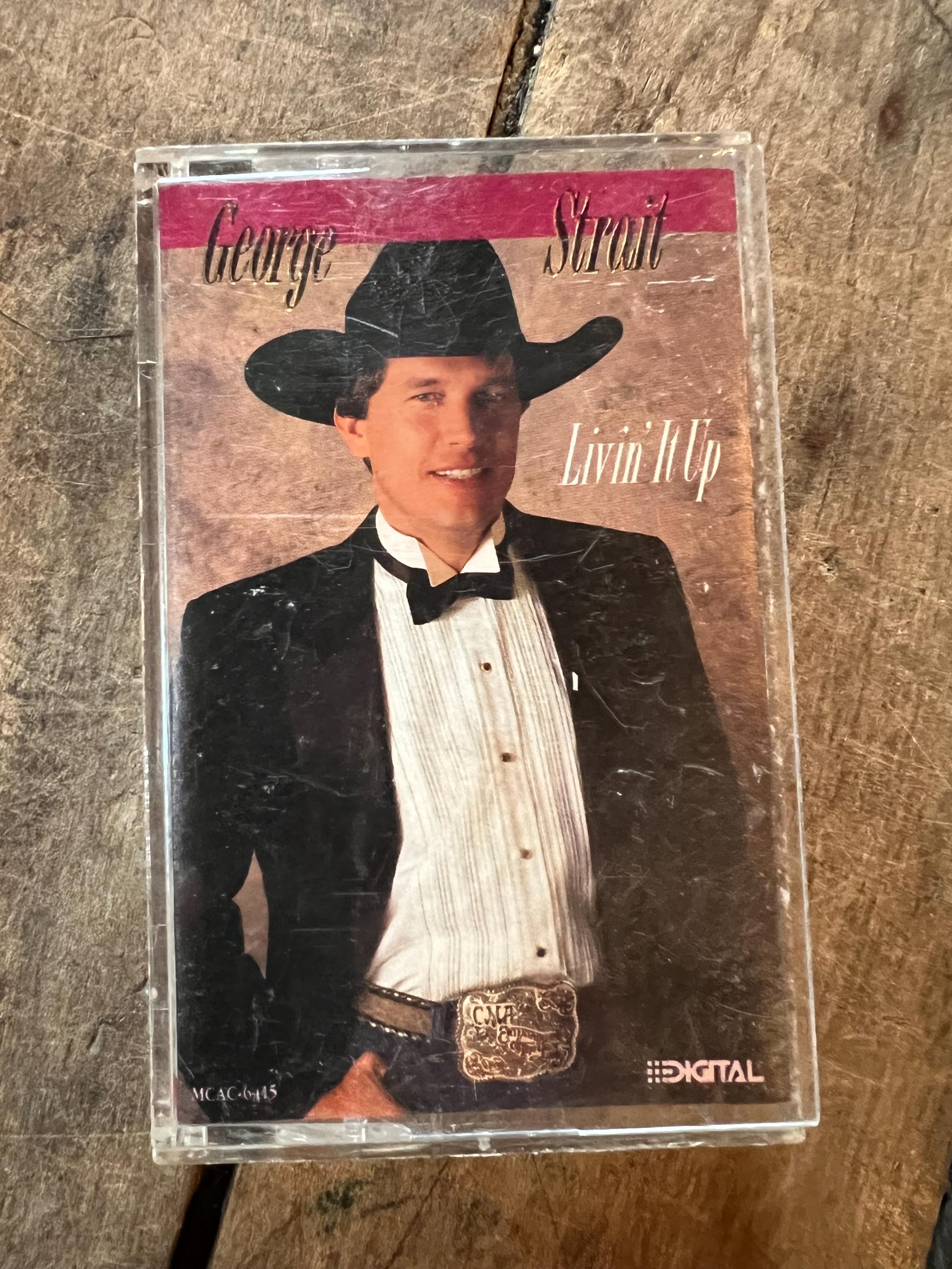 George Strait Livin' It Up Cassette Tape - 1990 MCA Records