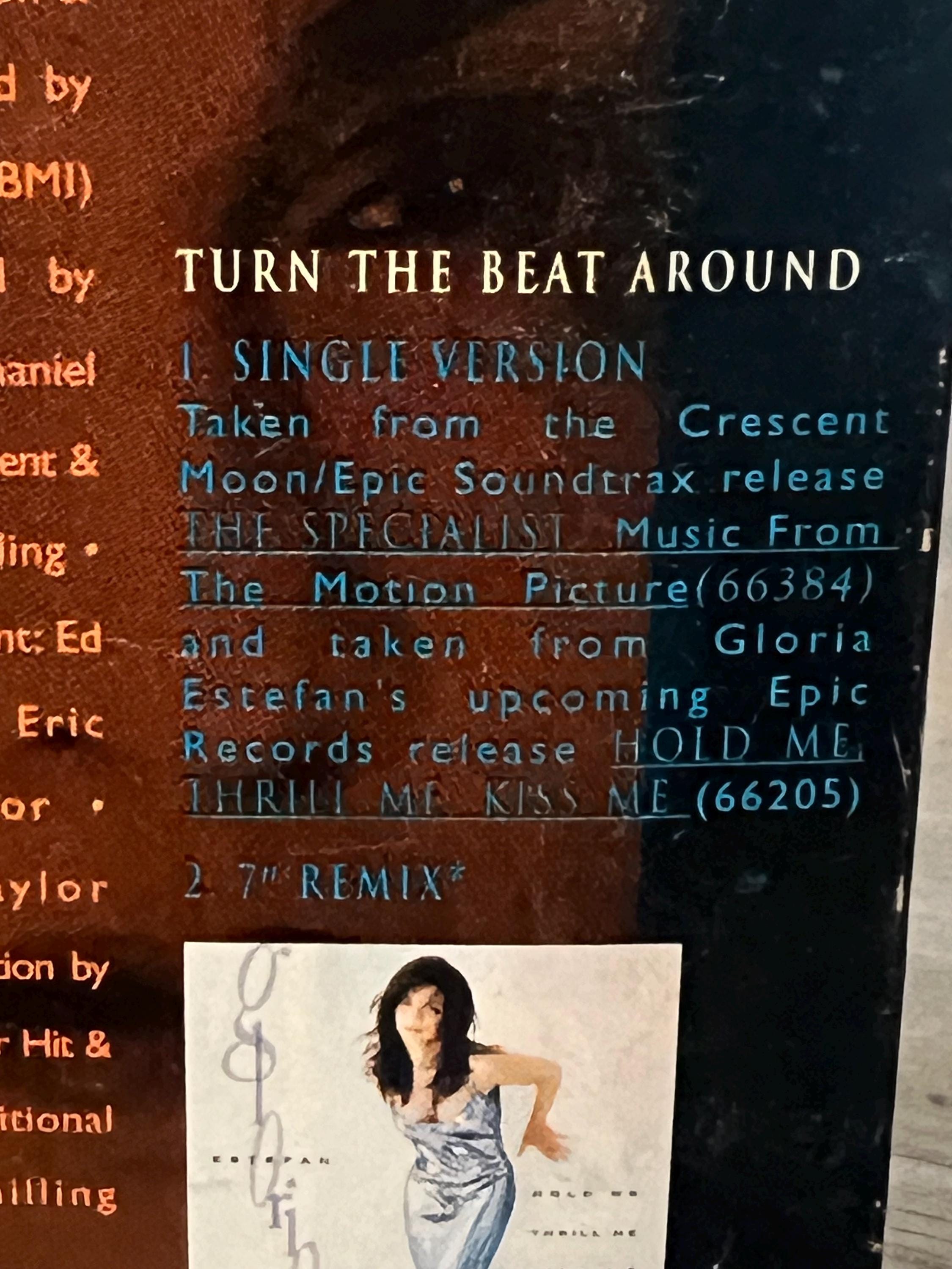 Vintage 1994 Gloria Estefan Cassette Tape: Turn The Beat Around