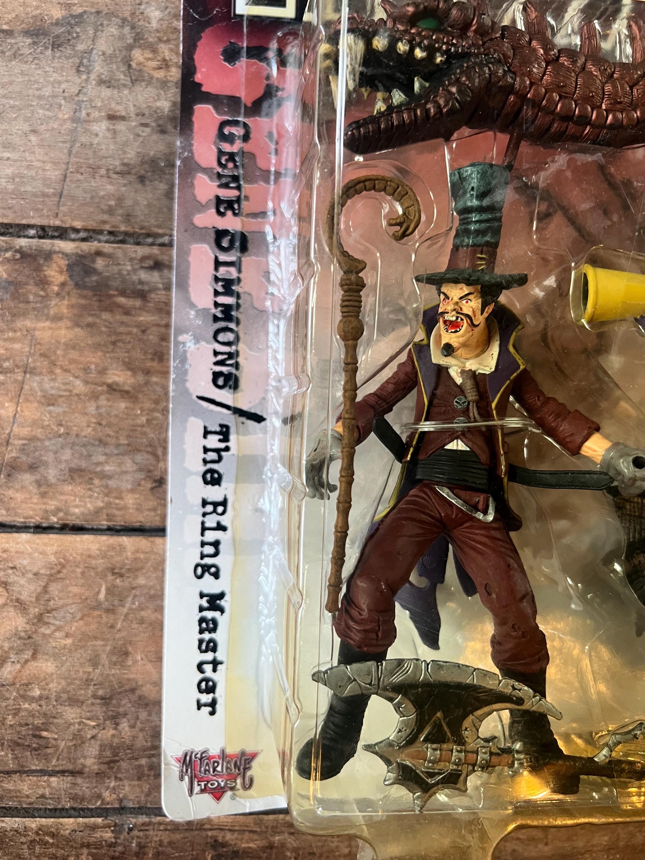 Vintage 1998 KISS Psycho Circus Gene Simmons Action Figure: The Ring Master MOC