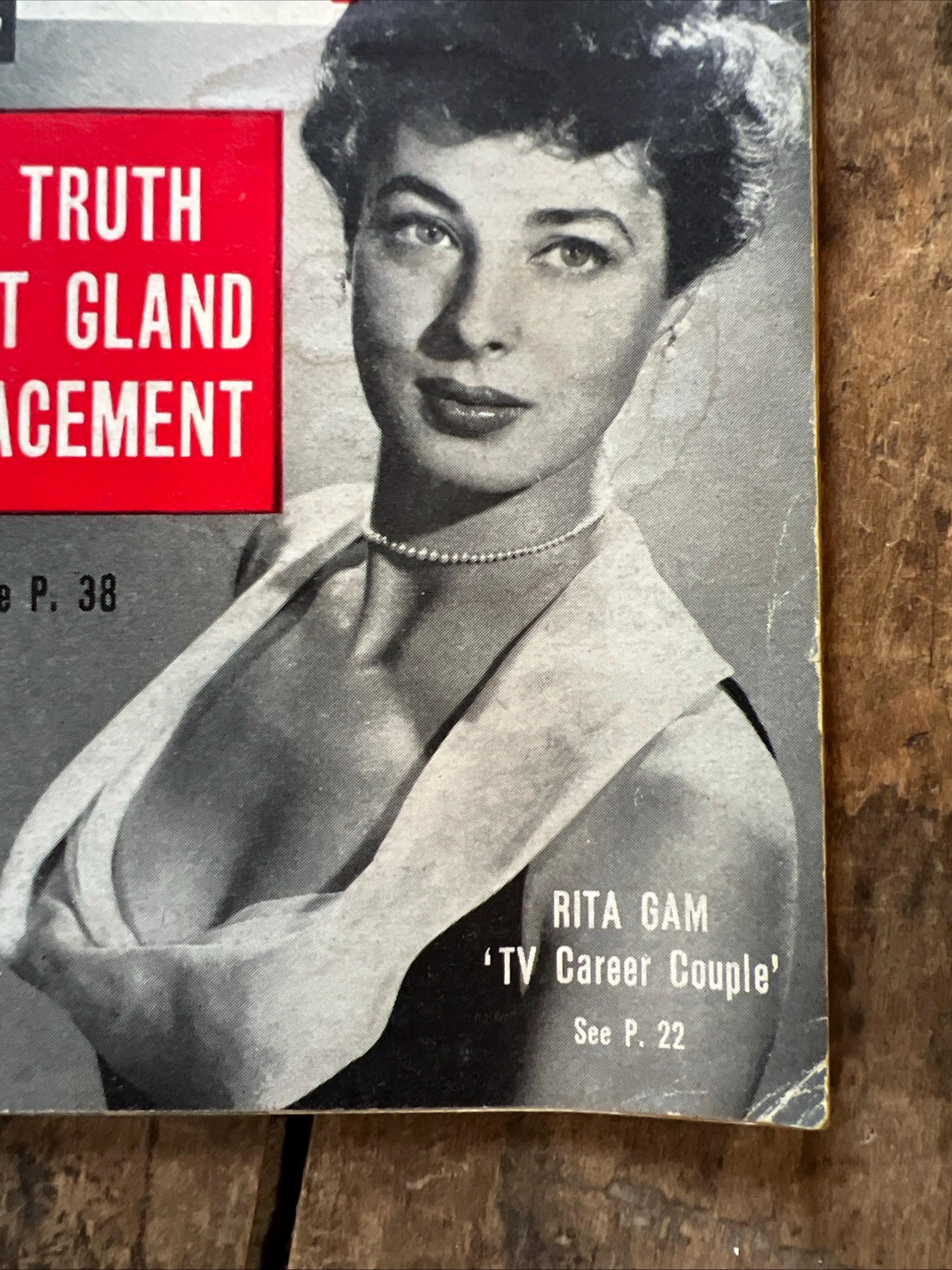 Vintage 1952 People Magazine: Rita Gam Cover, Joe DiMaggio Back