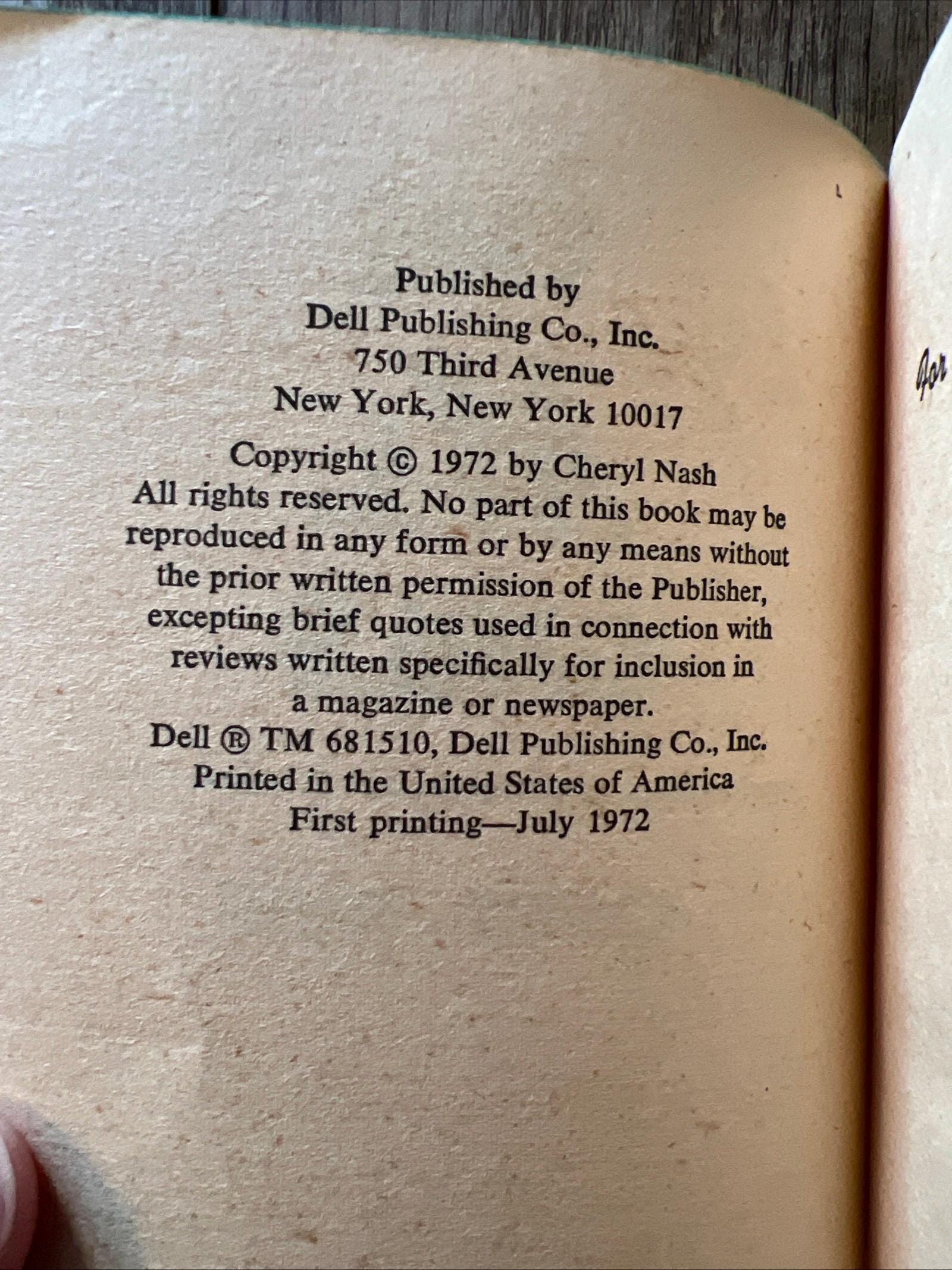 The Ms. Girls by Cheryl Nash ( 1972 Dell Paperback)